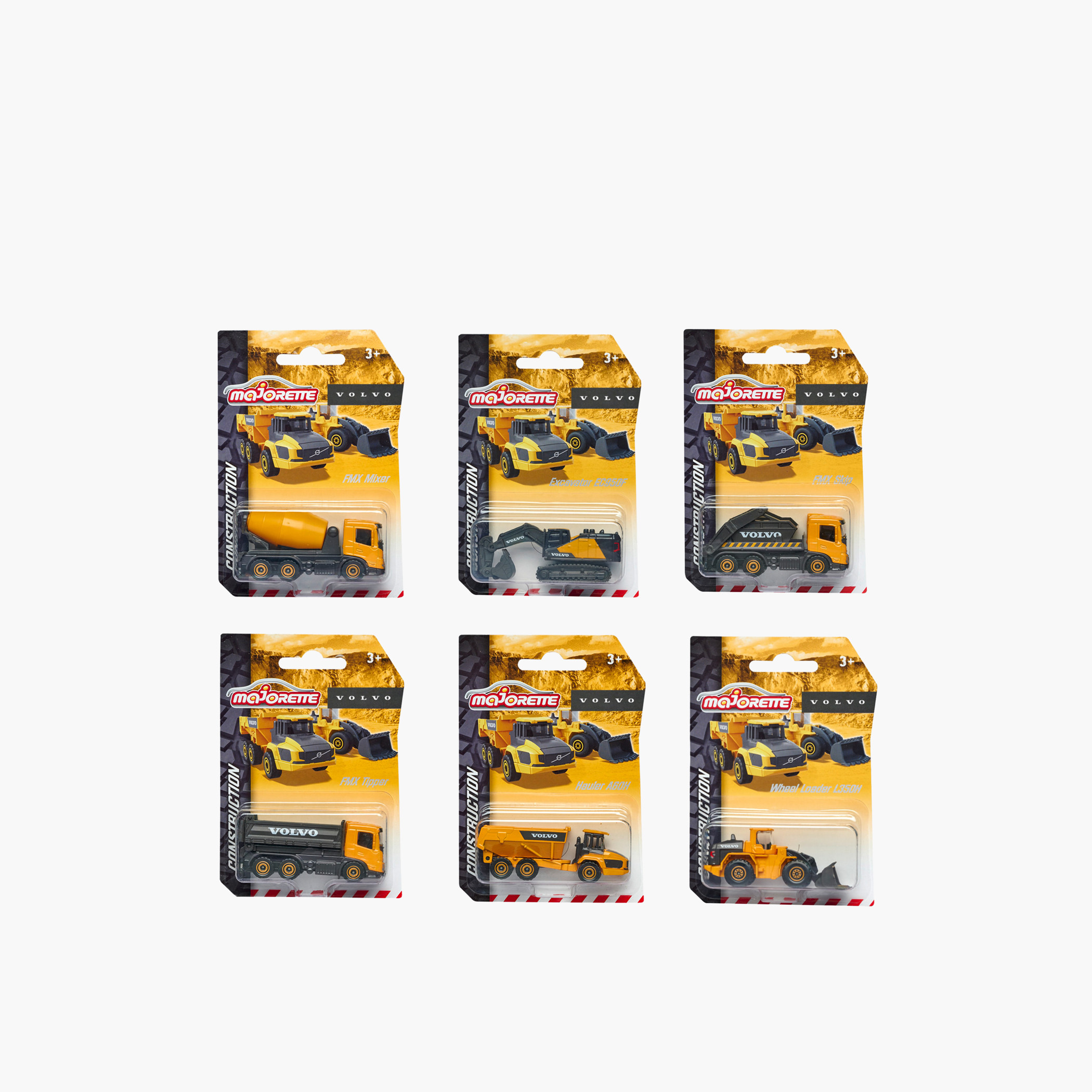 سيارة فولفو متنوعة من ماجوريت- مجموعة من 6 قطع-toys-playvehicles-utilityvehicles-image-3