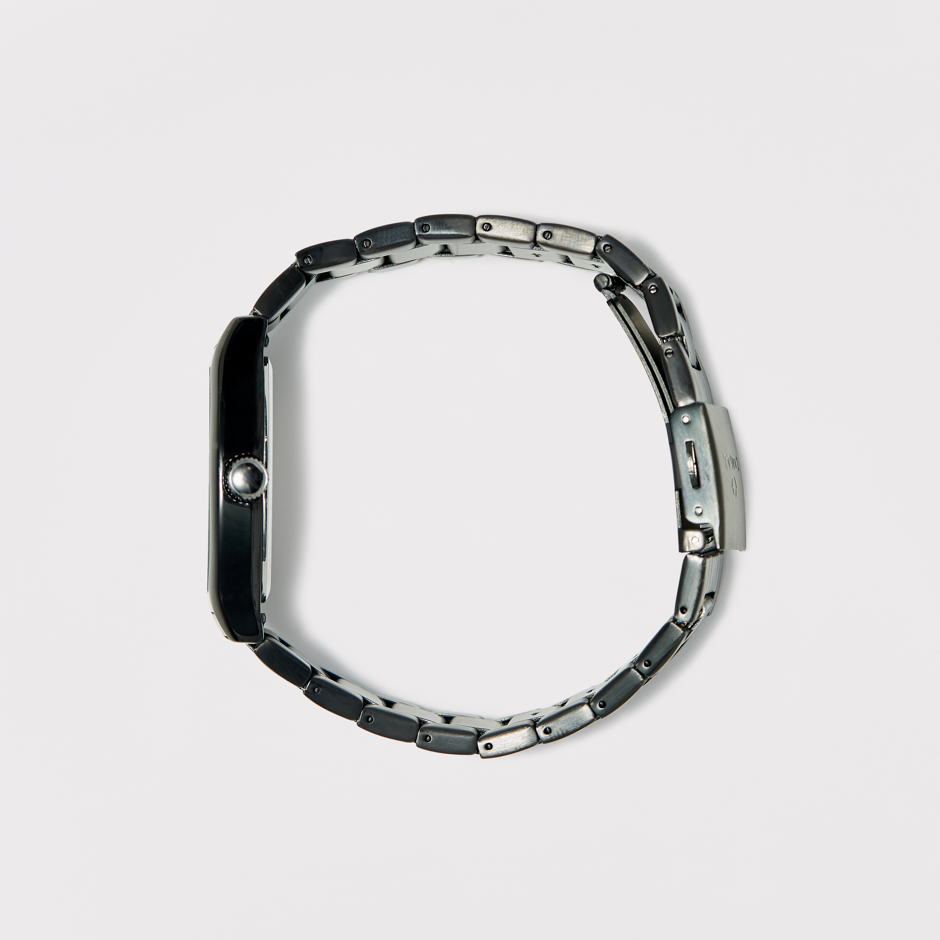 ساعة يد تناظرية سوداء بسوار ستانلس ستيل للرجال من أوماكس - 00CFD027B002-men-watchesandjewellery-watches-image-6