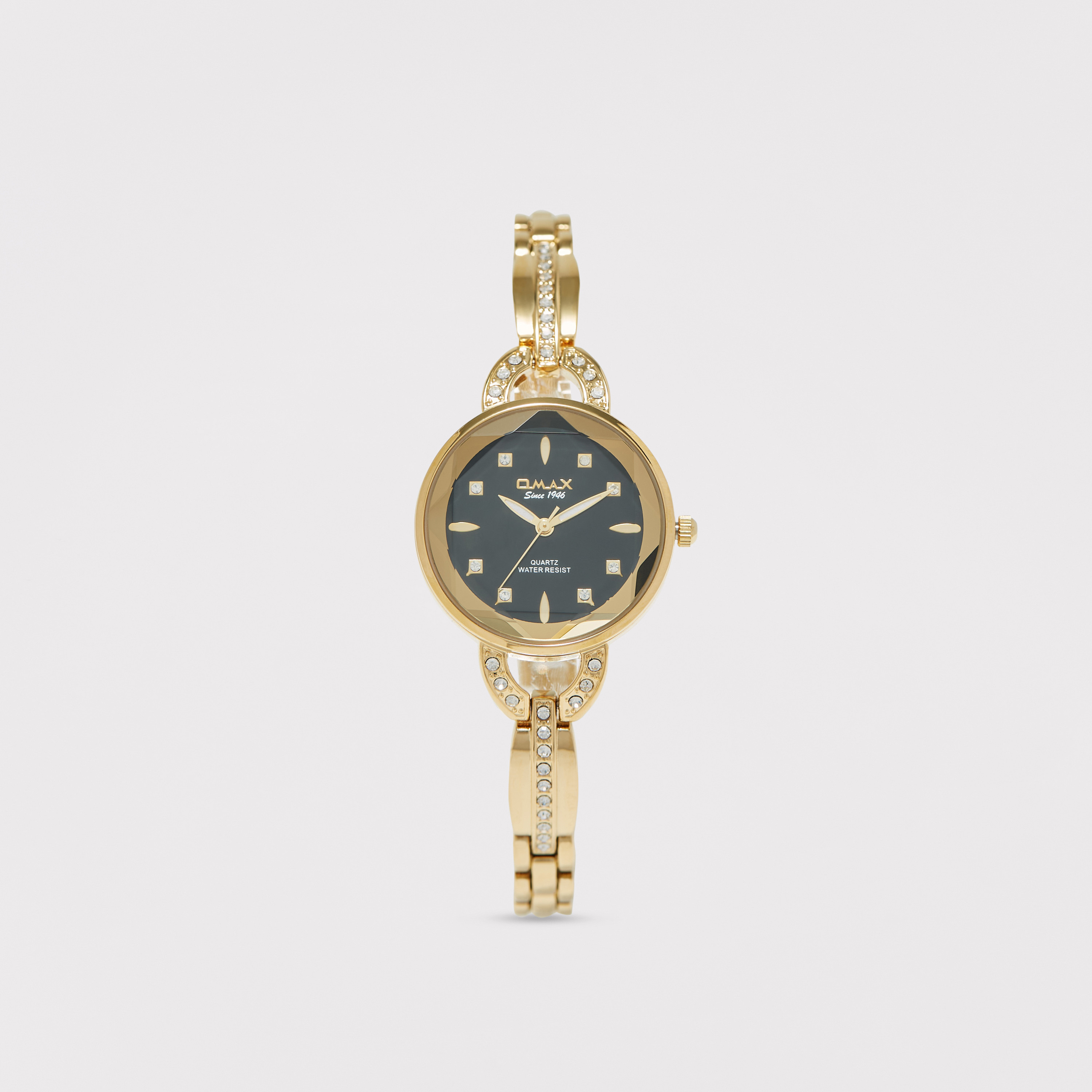 Omax Women's Gold Stainless Steel Strap Analog Wristwatch - 00JEC018Q002-women-watchesandjewellery-watches-image-1