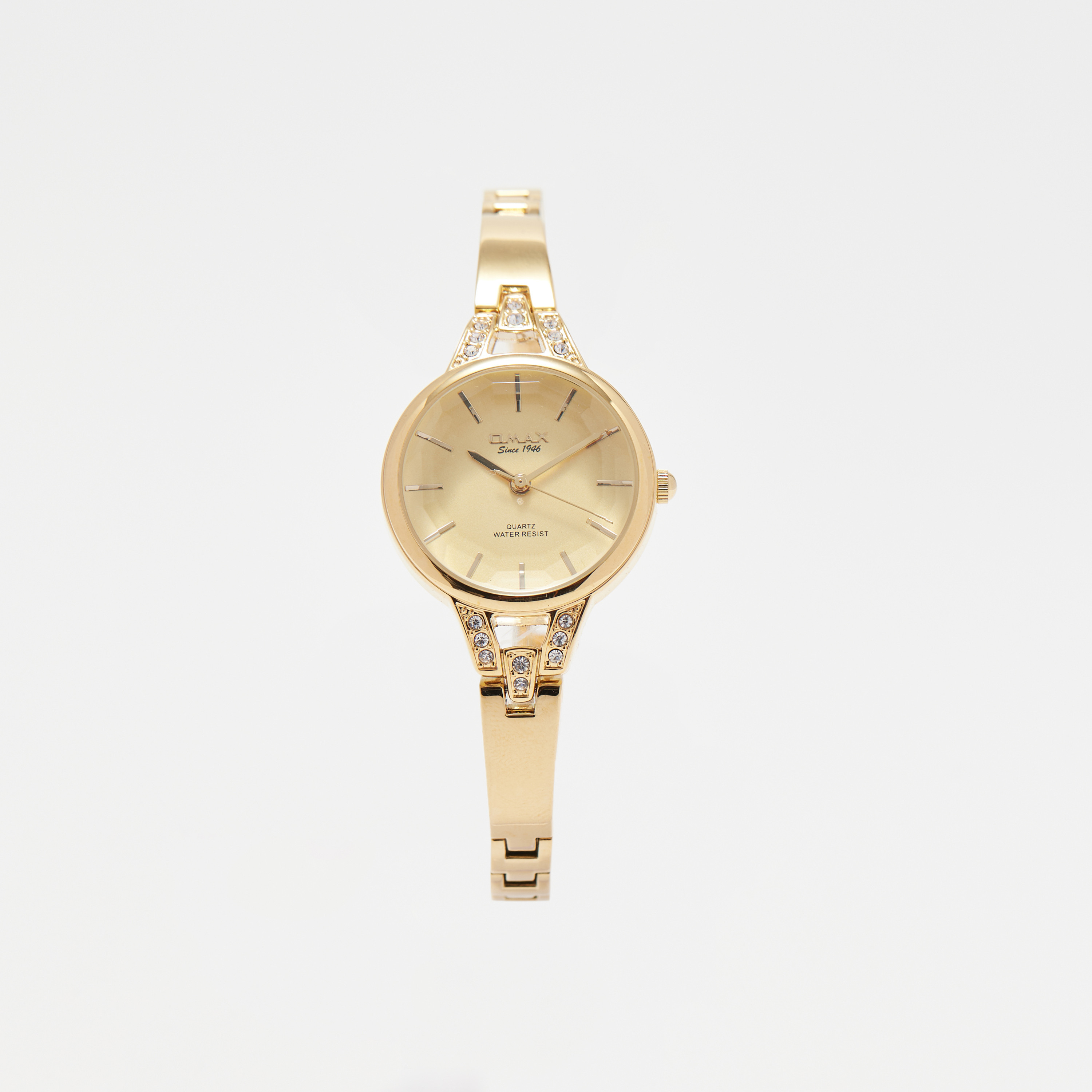 Omax Women's Gold Stainless Steel Strap Analog Wristwatch - 00JEC048Q001 | 28 MM-women-watchesandjewellery-watches-image-1
