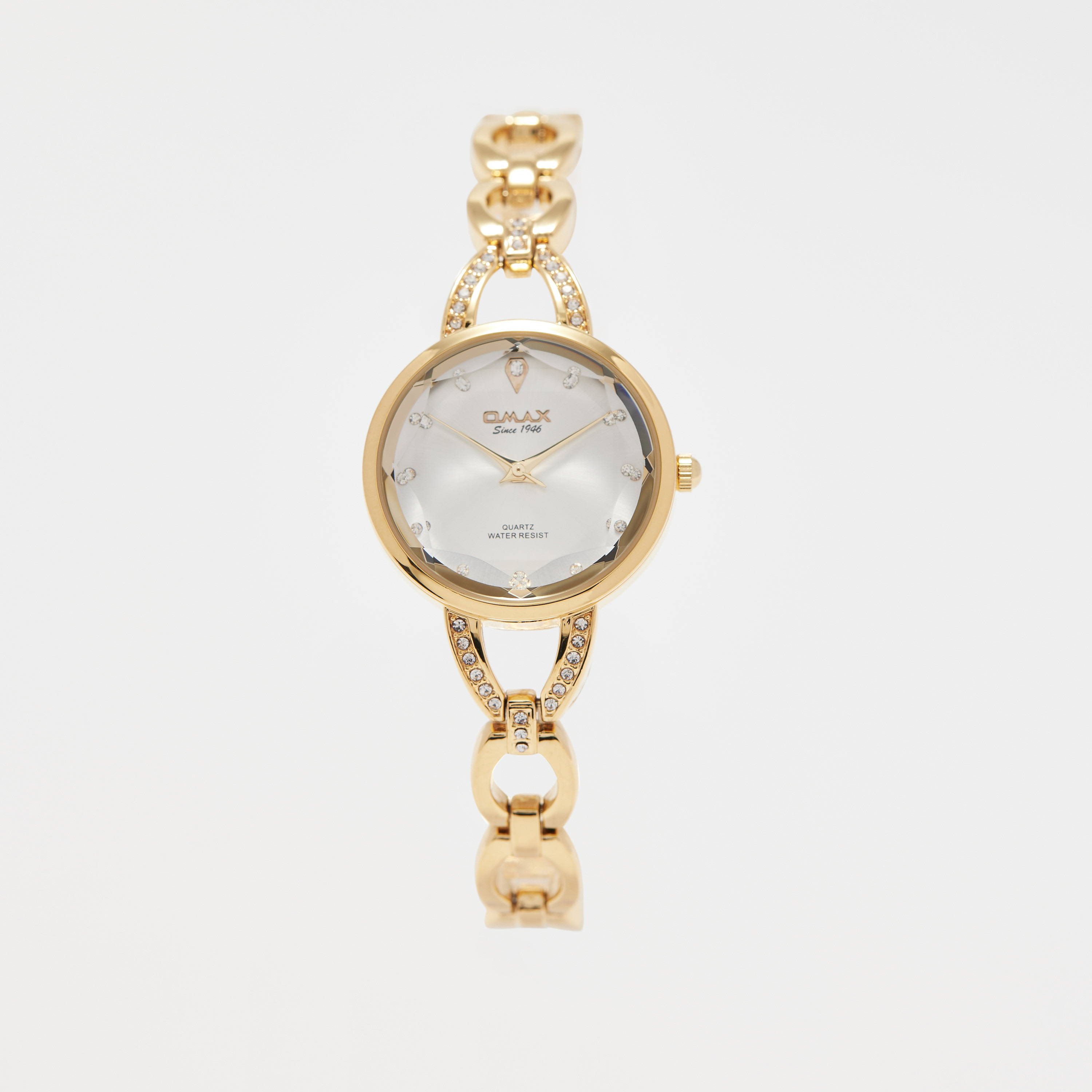 ساعة جيس ذات انالوج بسوار ستانلس ستيل باللون الذهبي للنساء | GW0033L8-women-watchesandjewellery-watches-image-1