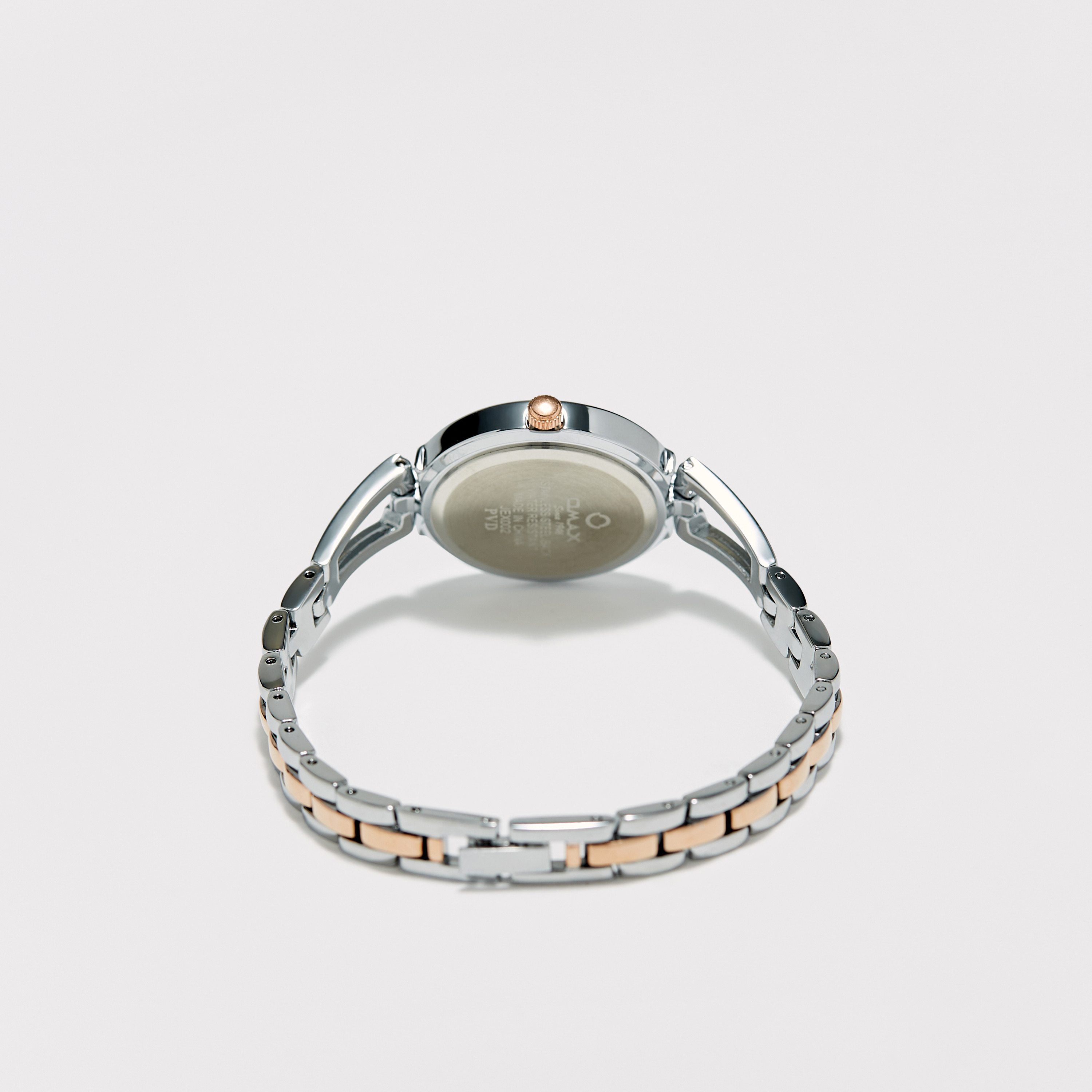 ساعة يد تناظرية فضية وذهبية بسوار ستانليس ستيل للنساء من أوماكس - 00JEX002N001-women-watchesandjewellery-watches-image-10