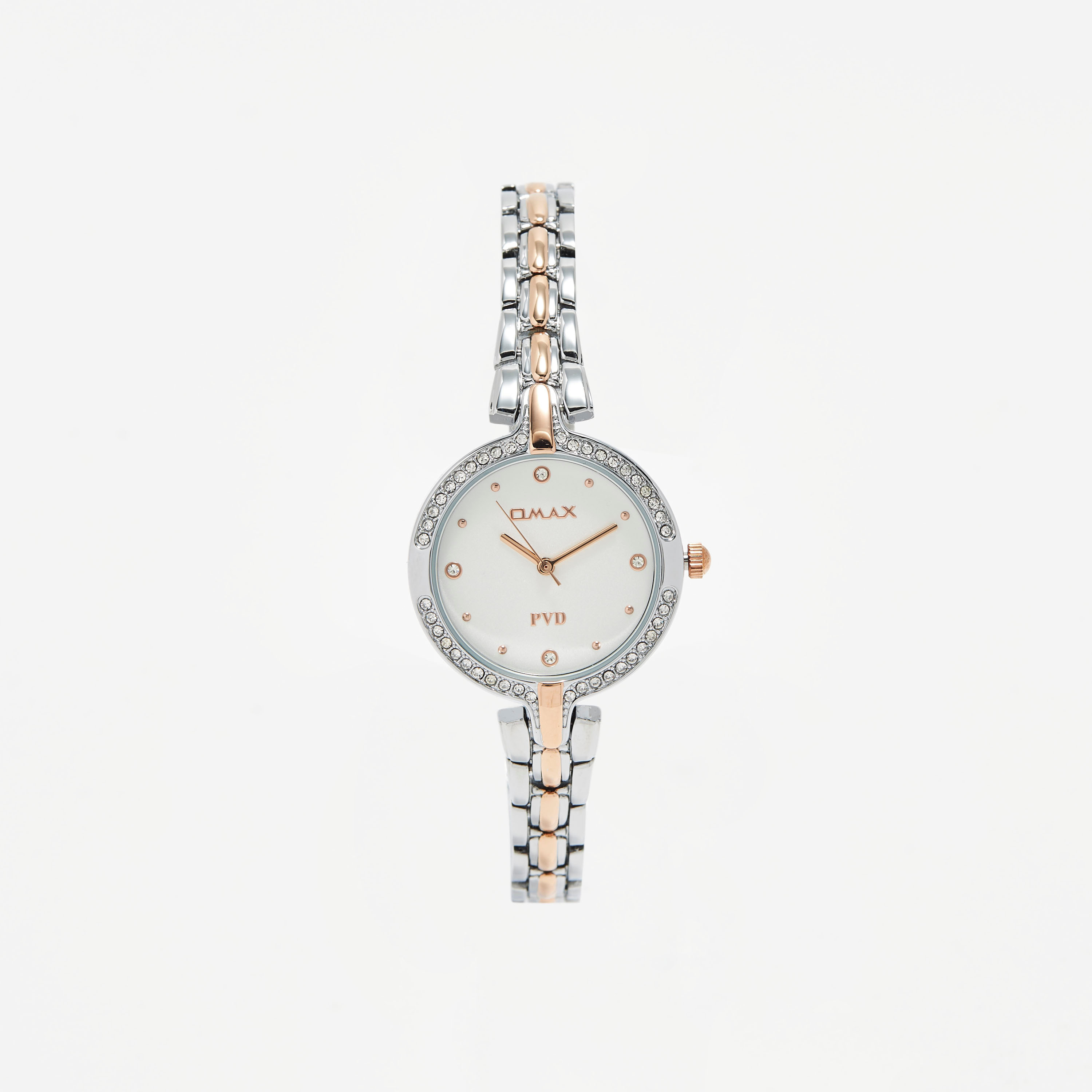 ساعة جيس ذات انالوج بسوار ستانلس ستيل باللون الفضي | GW0603L1-women-watchesandjewellery-watches-image-1