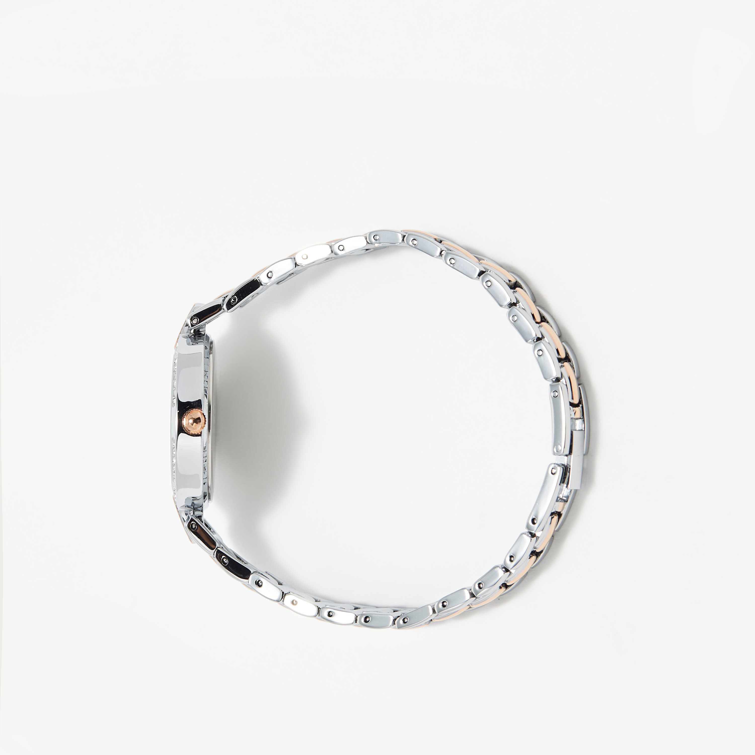 ساعة جيس ذات انالوج بسوار ستانلس ستيل باللون الفضي | GW0603L1-women-watchesandjewellery-watches-image-2