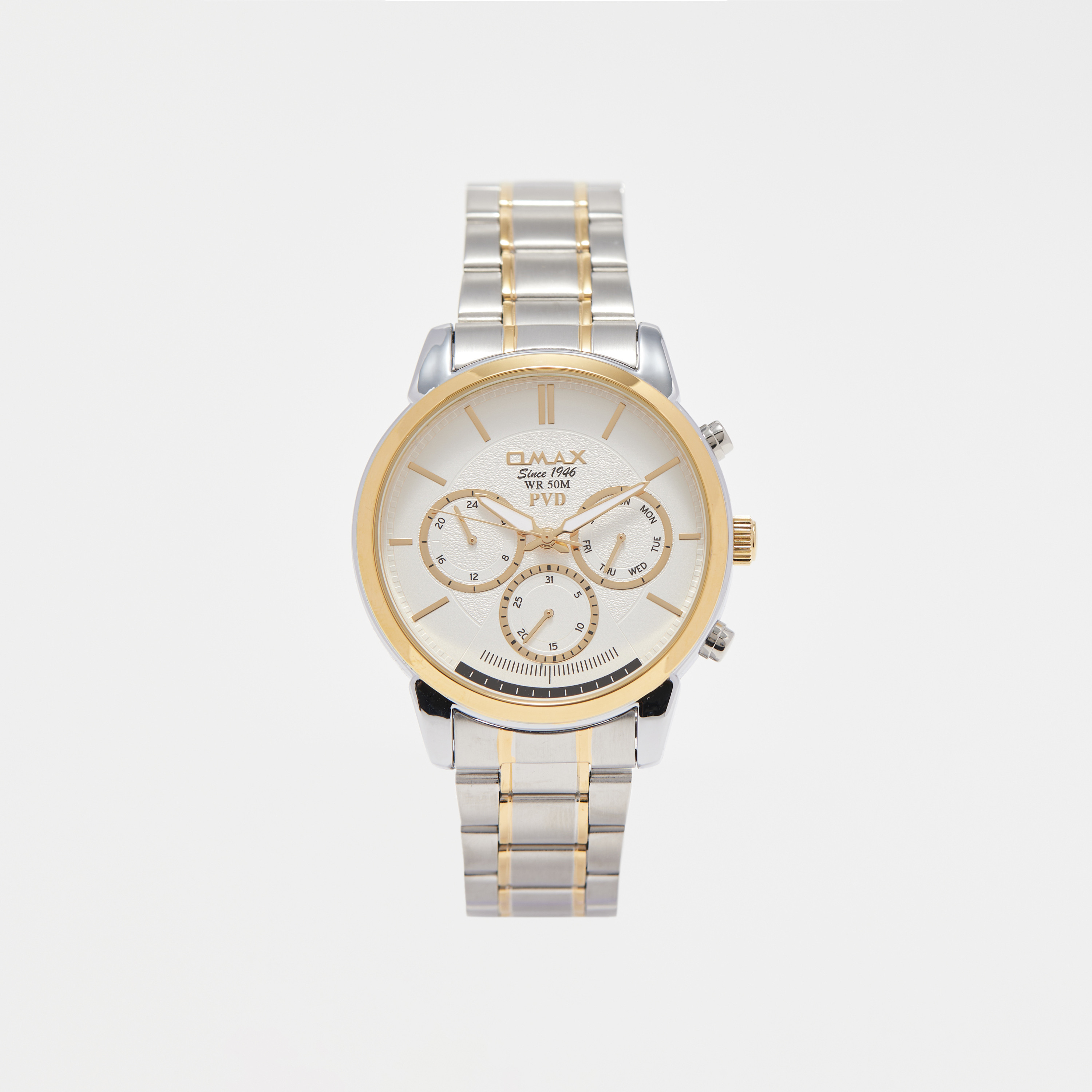 ساعة جيس ذات انالوج بسوار ستانلس ستيل باللون الفضي للنساء | GW0472L1-men-watchesandjewellery-watches-image-1