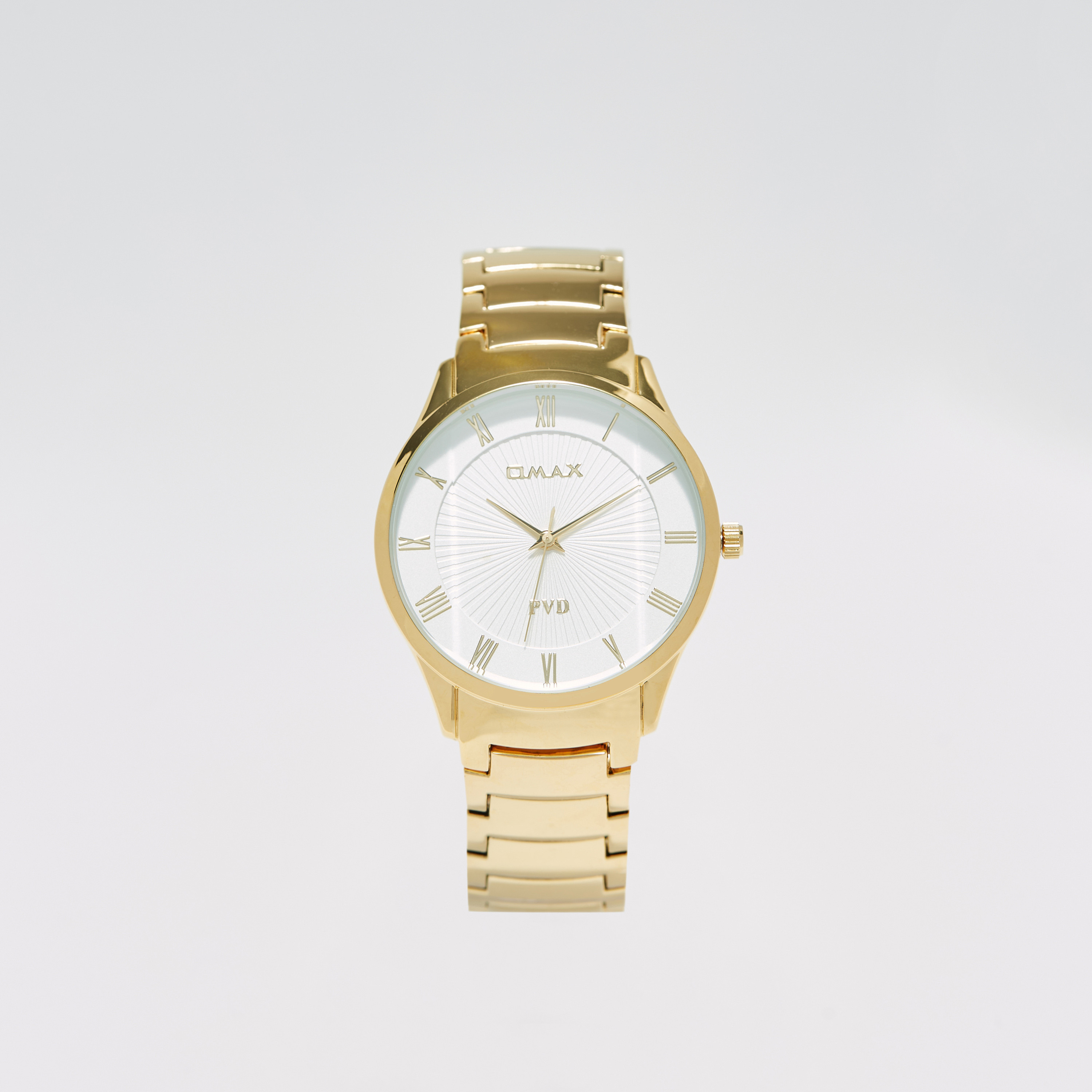 Omax Men's Gold Stainless Steel Strap Analog Wristwatch - 00NSC001Q008-men-watchesandjewellery-watches-image-1