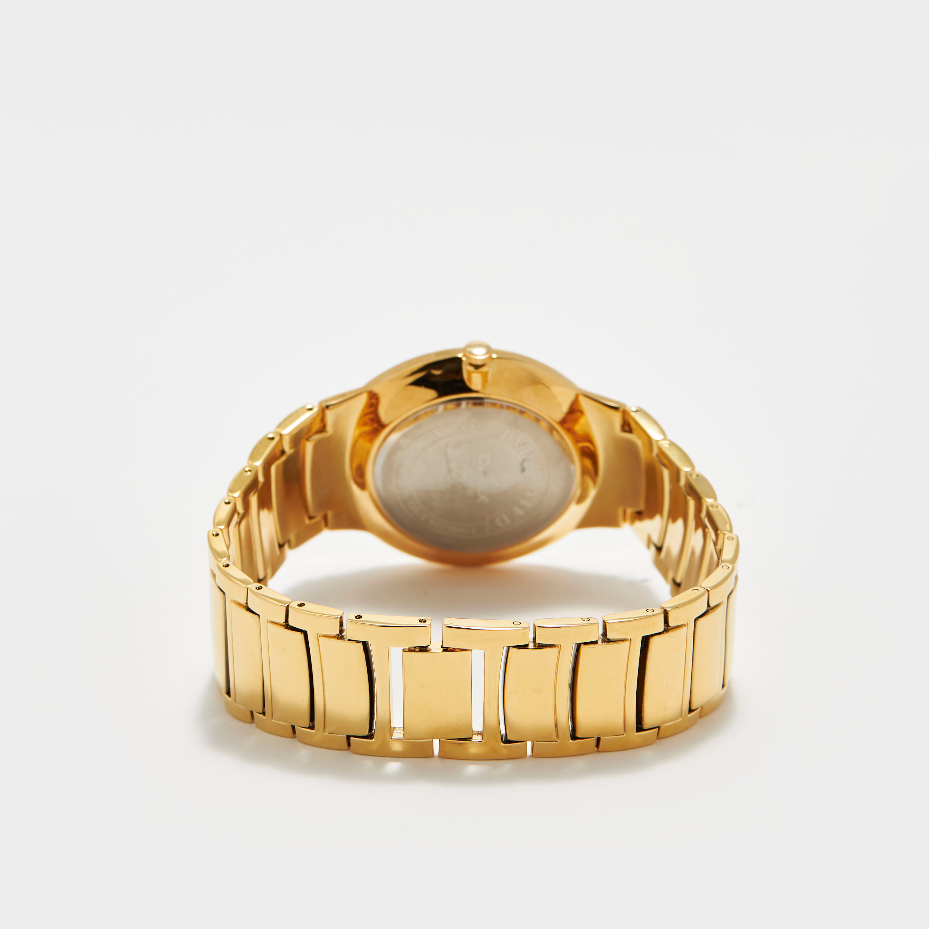 ساعة يد تناظرية ذهبية بحزام ستانليس ستيل للرجال من أوماكس - 00NSC005Q008-men-watchesandjewellery-watches-image-3