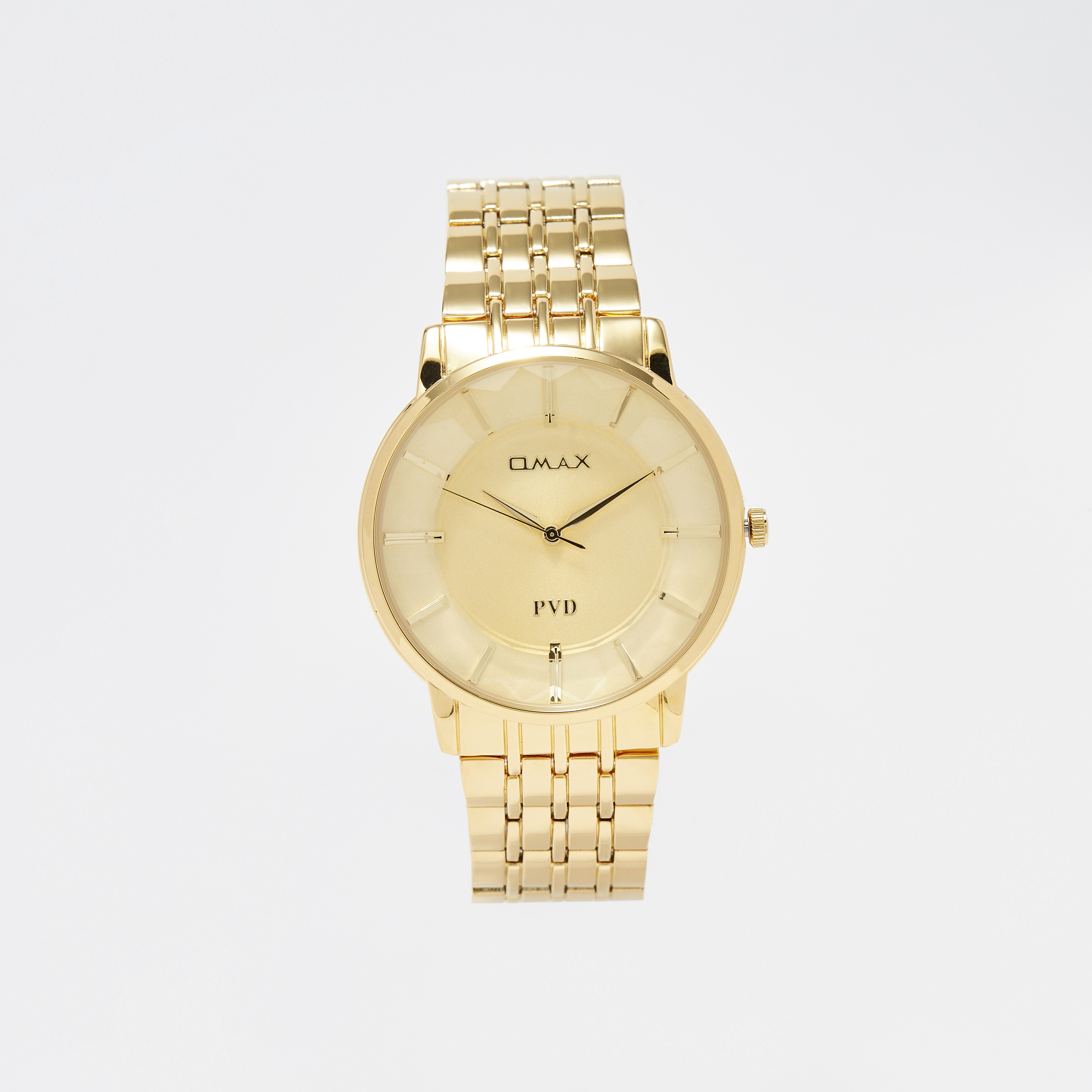 Omax Men's Gold Stainless Steel Strap Analog Wristwatch - 00NSC007Q001 | 42 MM-men-watchesandjewellery-watches-image-1