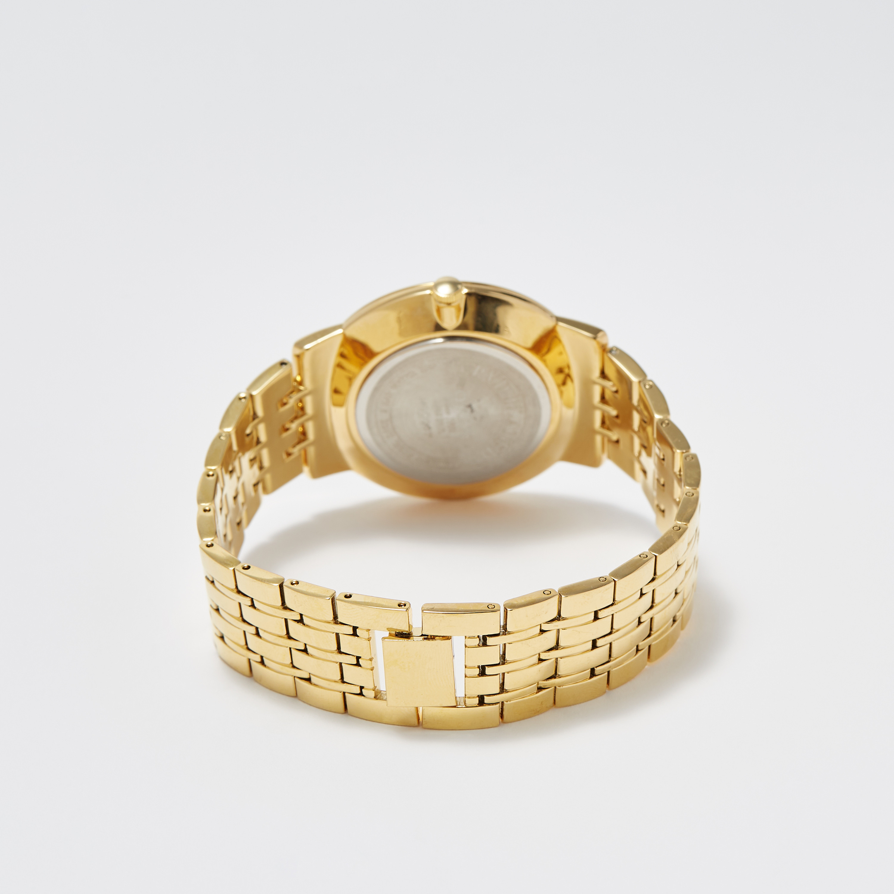 ساعة يد تناظرية ذهبية بحزام ستانليس ستيل للرجال من أوماكس - 00NSC007Q002-men-watchesandjewellery-watches-image-3