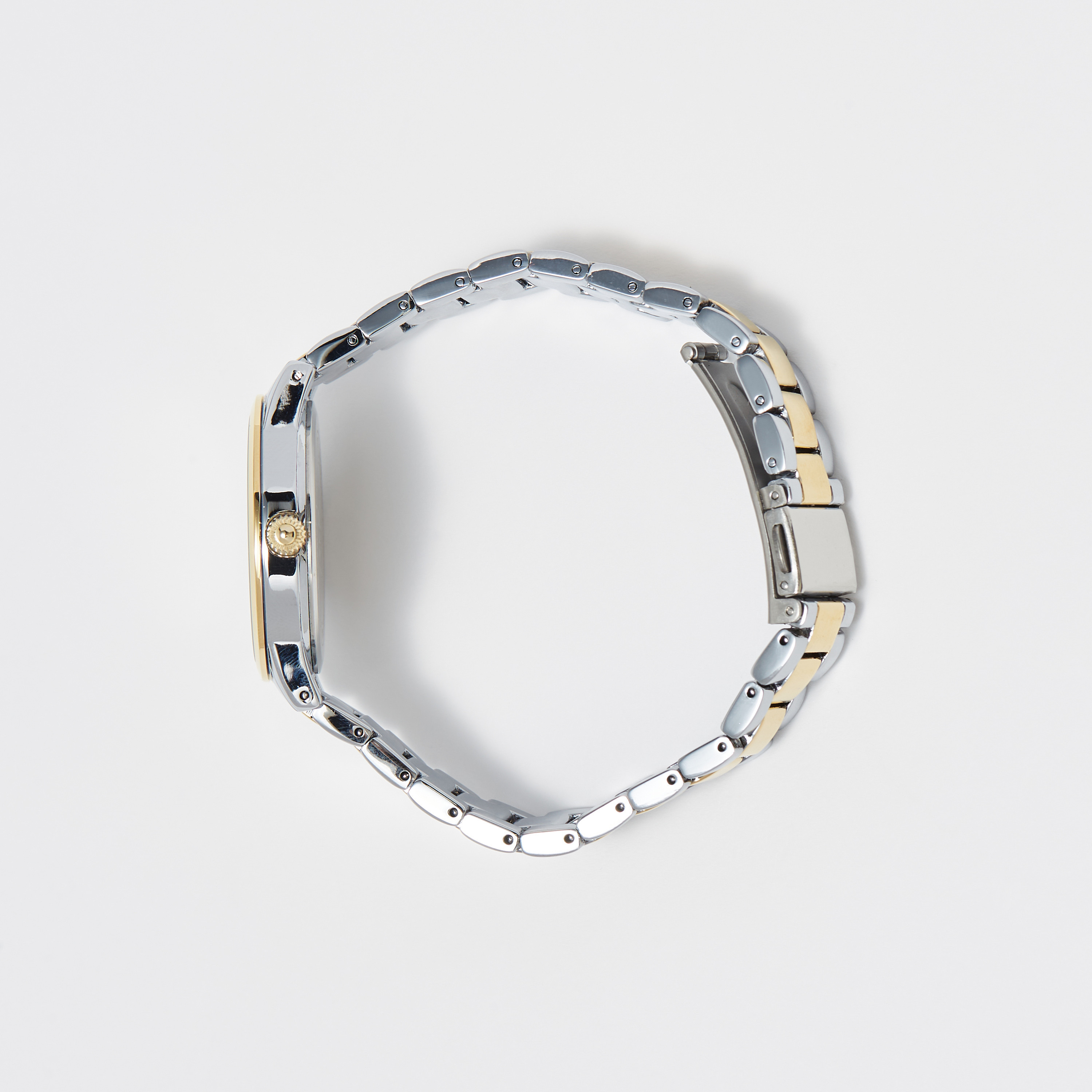 ساعة جيس ذو انالوج للنساء بسوار ذهبي وردي مع ستانلس ستيل | GW0111L3-women-watchesandjewellery-watches-image-2