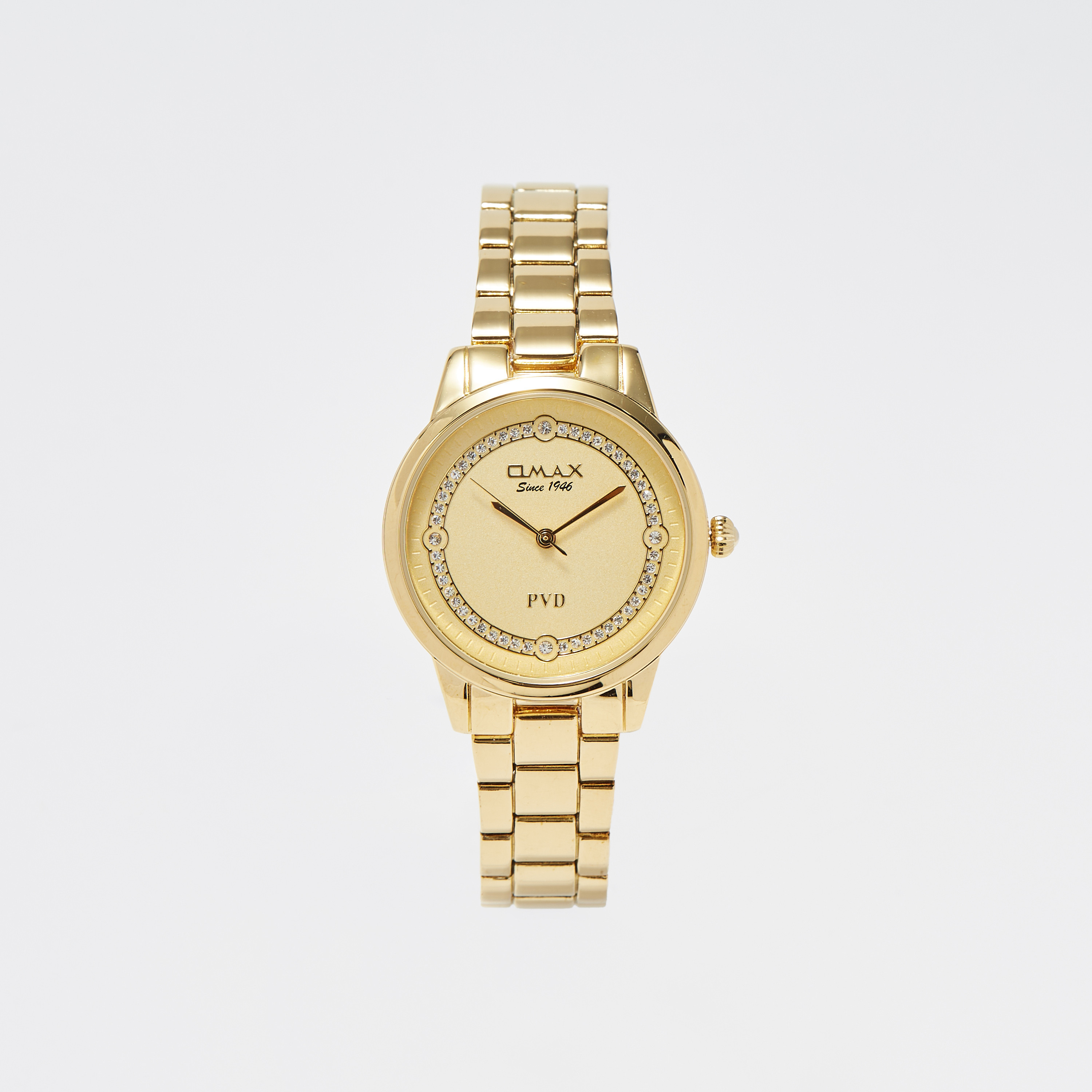  HXL09P65I - ساعة انالوج من اوماكس للنساء بمينا فضي مع سوار بني -women-watchesandjewellery-watches-image-1
