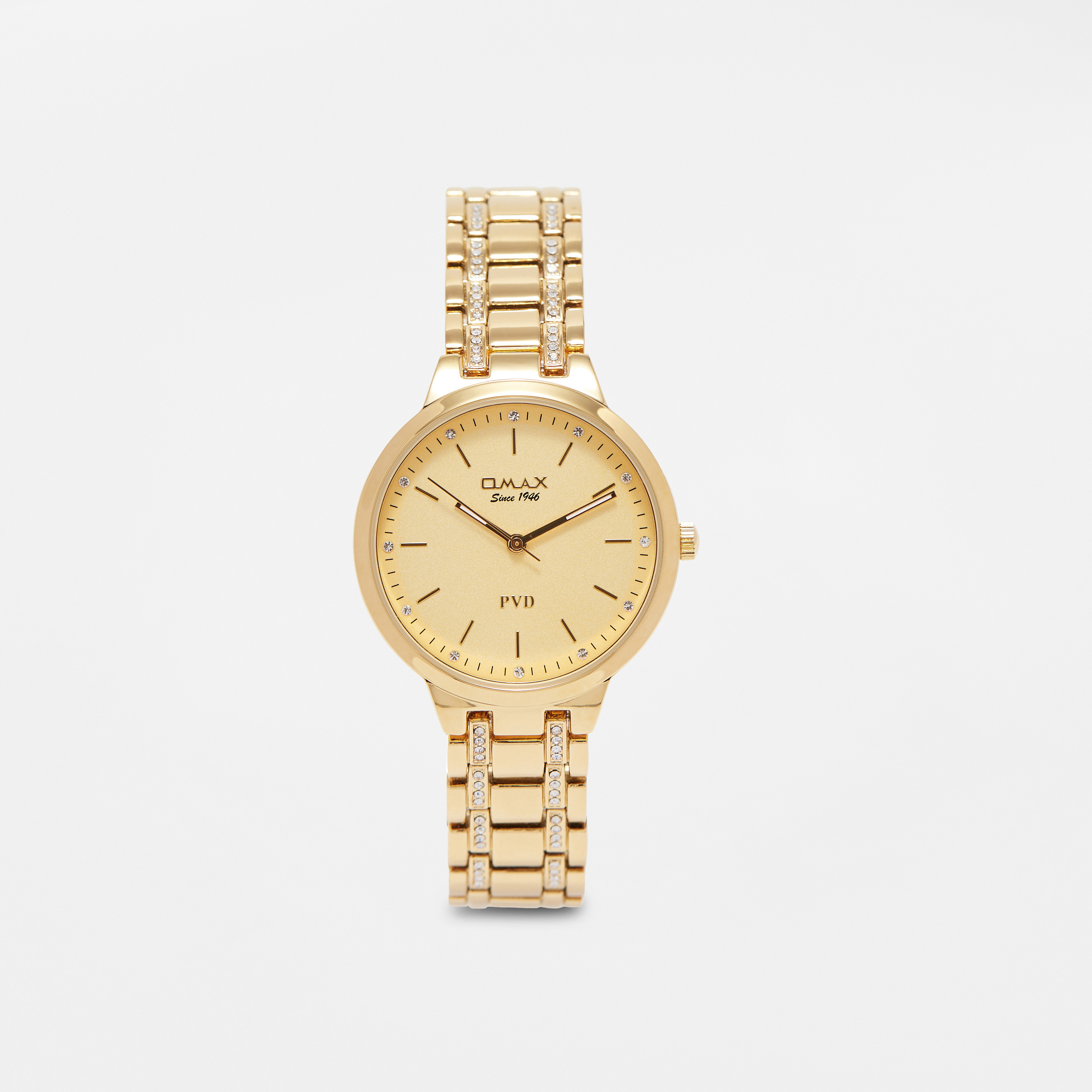 Omax Women's Gold Stainless Steel Strap Analog Wristwatch - 00OYY004Q002 | 36 MM-women-watchesandjewellery-watches-image-1