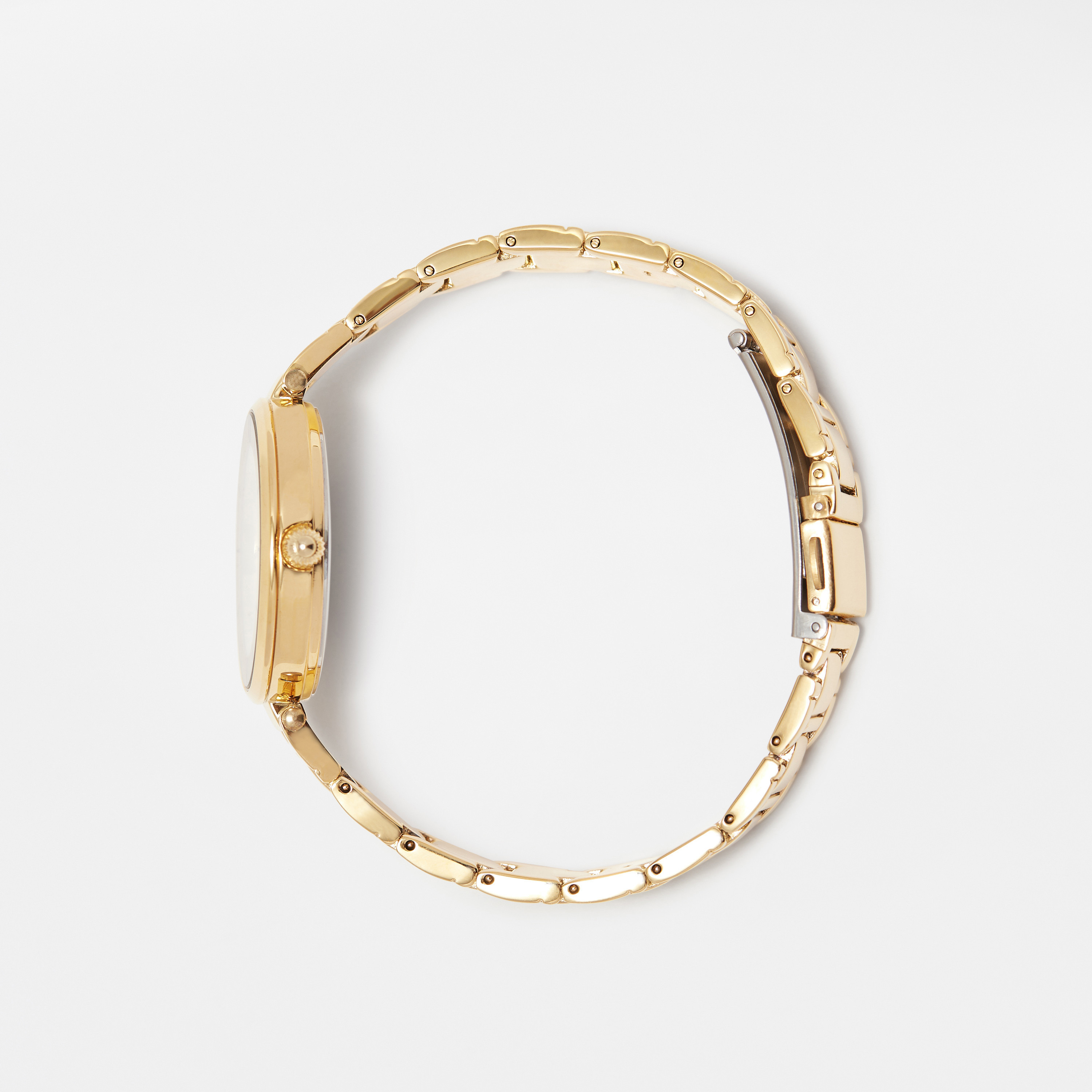 Omax Women's Gold Stainless Steel Strap Analog Wristwatch - 00OYY004Q008-women-watchesandjewellery-watches-image-2
