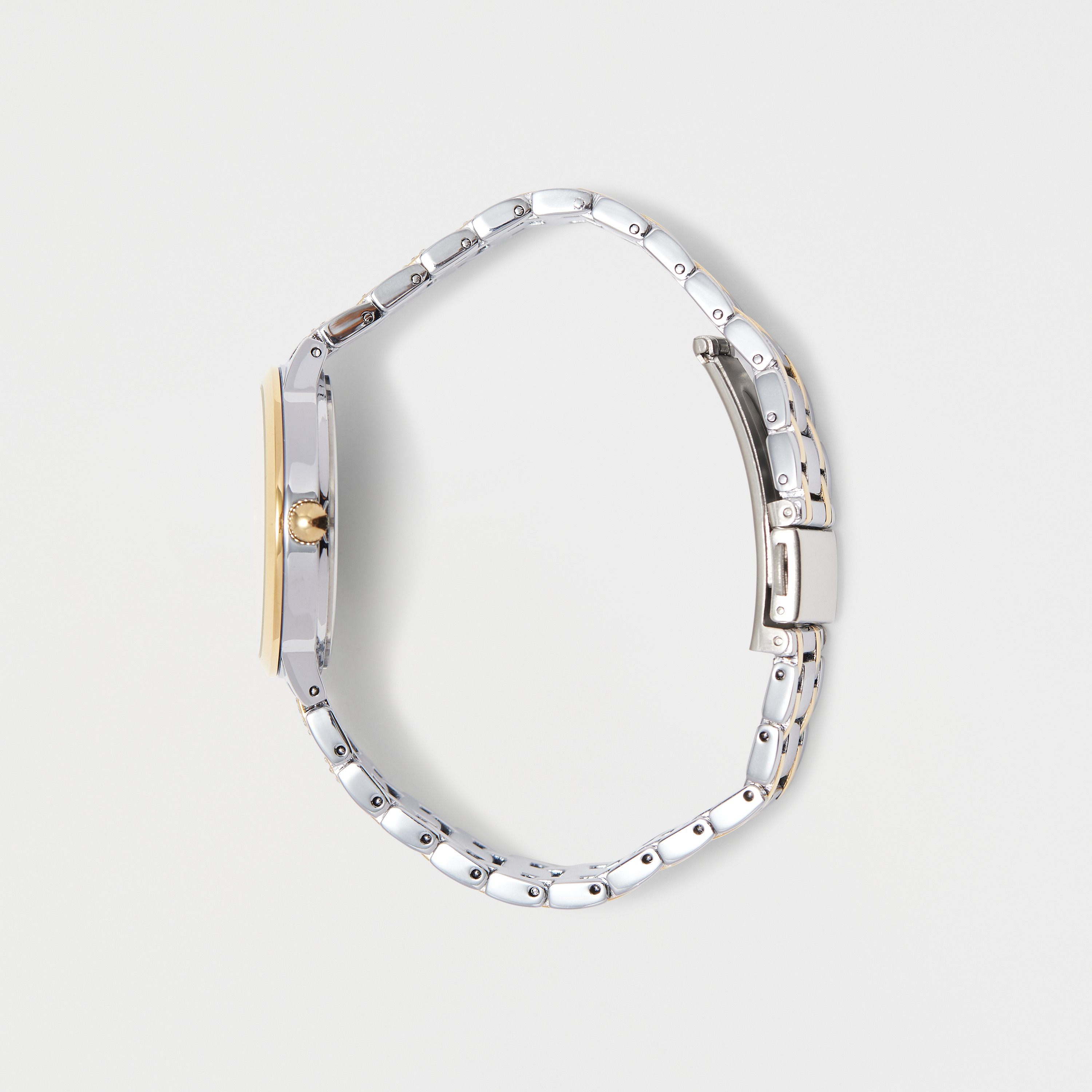  HXL13T15I - ساعة انالوج من اوماكس للنساء بمينا ذهبي مع سوار بني -women-watchesandjewellery-watches-image-2