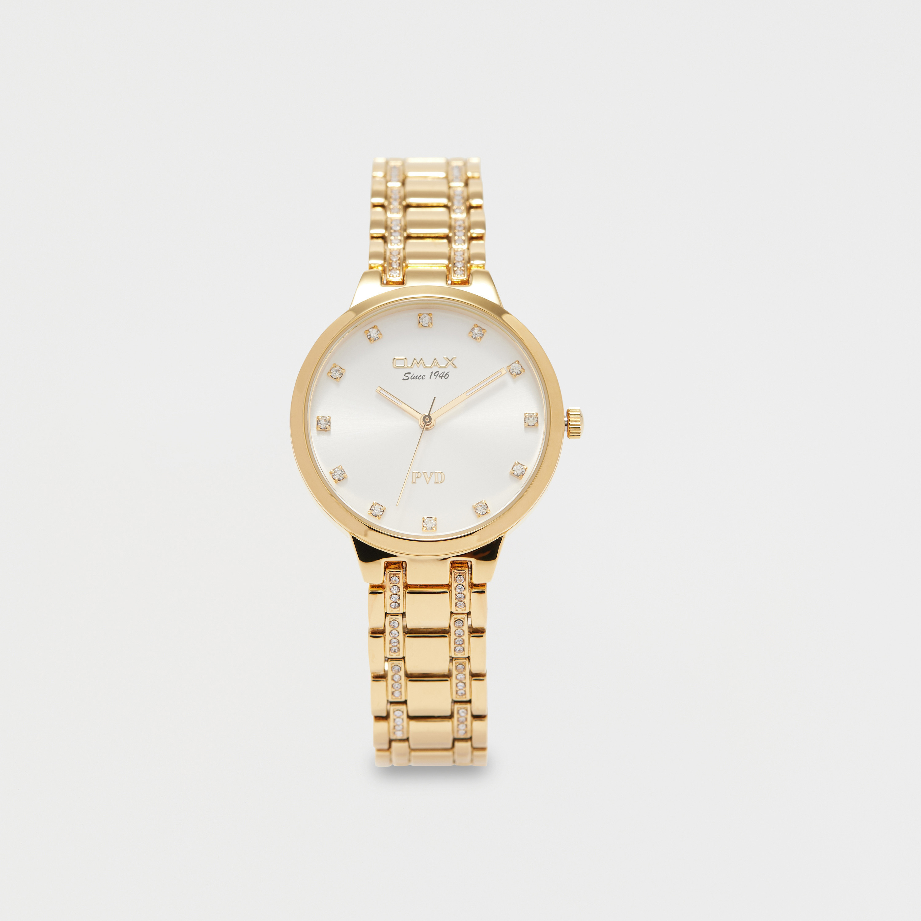 Omax Women's Gold Stainless Steel Strap Analog Wristwatch - 00OYY008Q008 | 36 MM-women-watchesandjewellery-watches-image-1