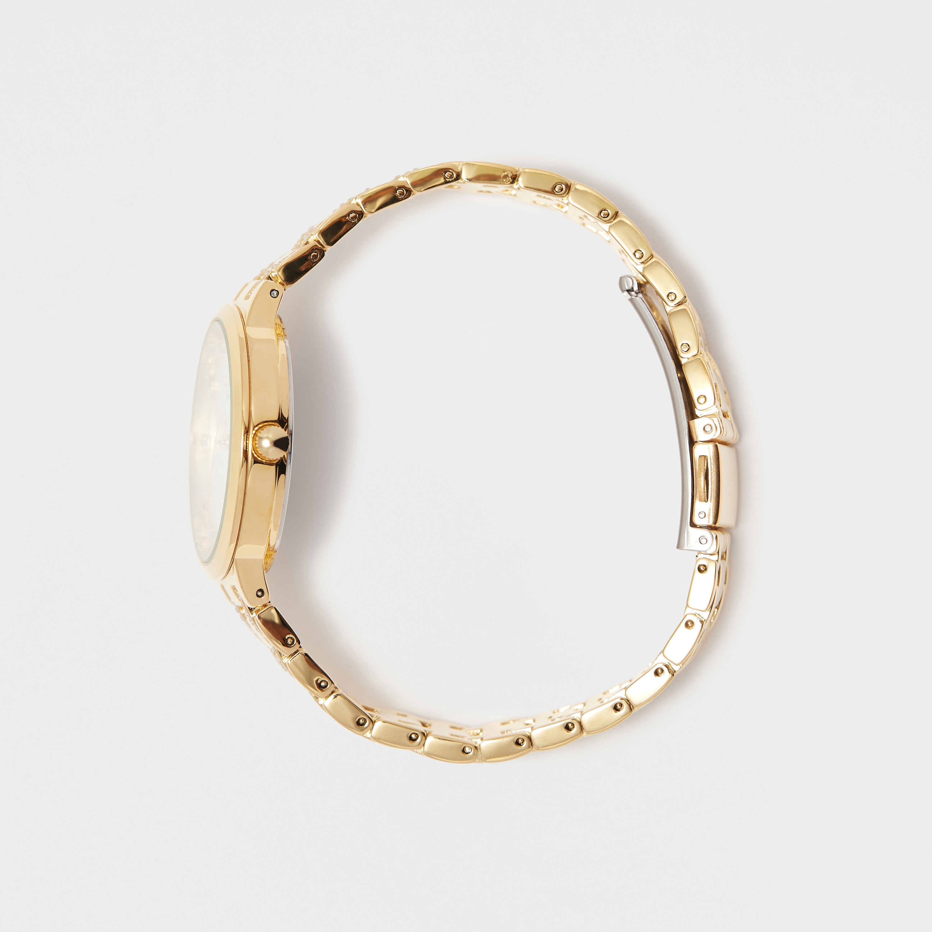 Omax Women's Gold Stainless Steel Strap Analog Wristwatch - 00OYY008Q008 | 36 MM-women-watchesandjewellery-watches-image-2