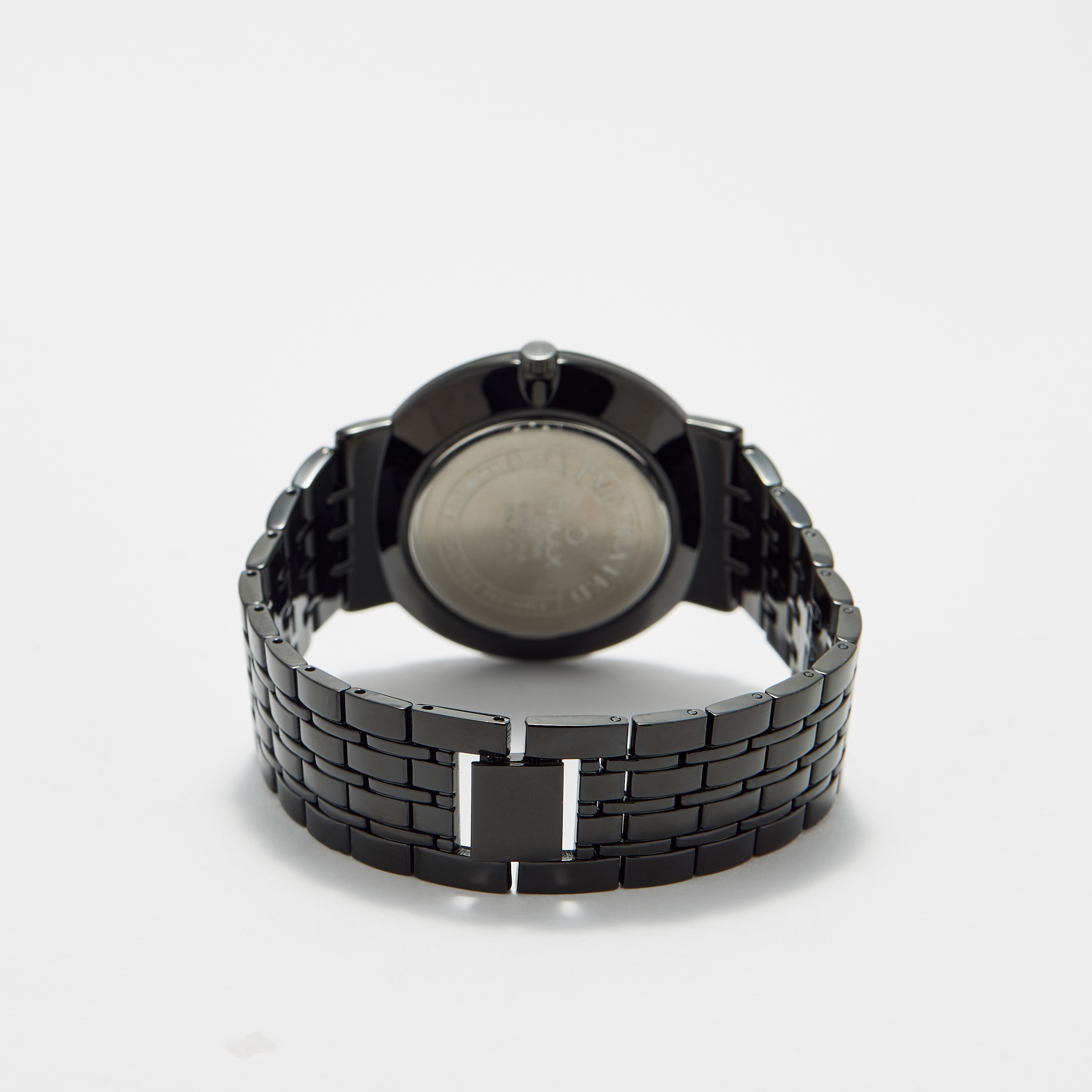 Omax Men's Black Stainless Steel Strap Analog Wristwatch - 00RNS003B007 | 42 MM-men-watchesandjewellery-watches-image-3