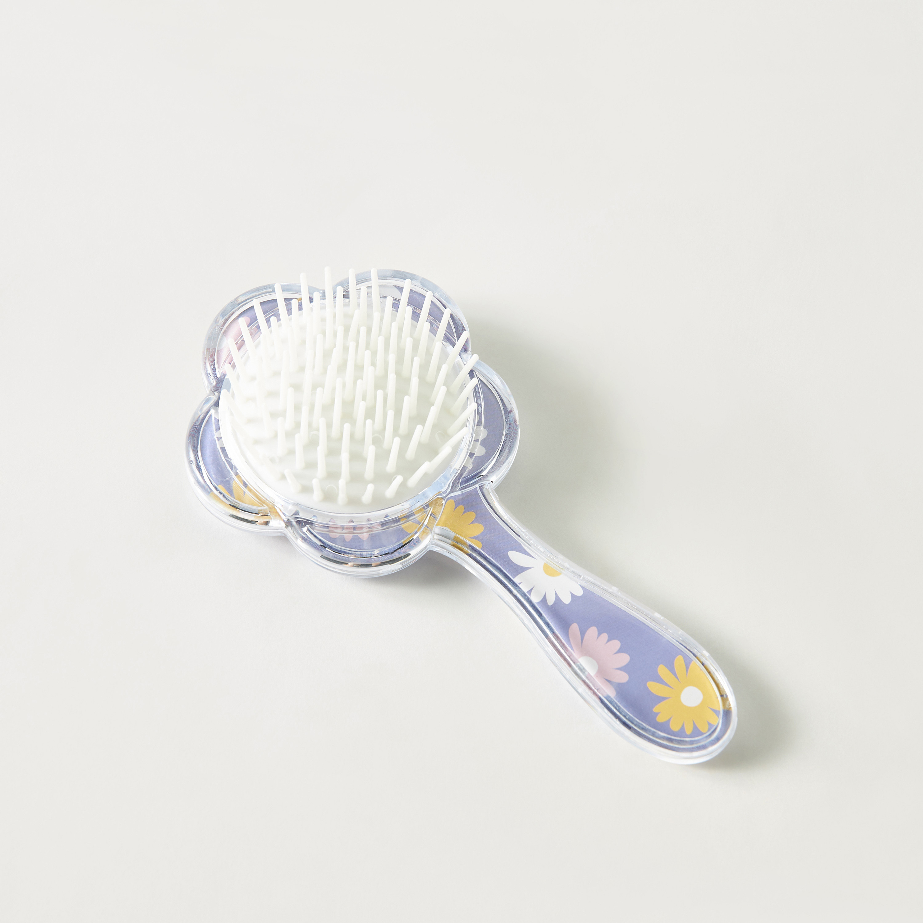 فرشاة شعر مزخرفة بالزهور لفك تشابك الشعر-beautyandpersonalcare-hair-stylingtools-hairbrushesandcombs-image-2