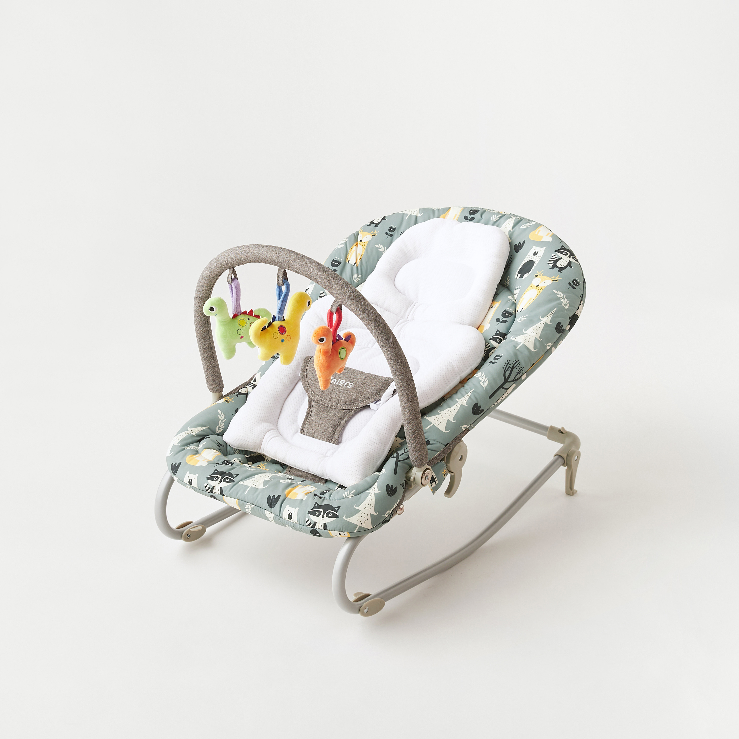 Juniors Cloud Print Scoria Baby Rocker-baby-infantactivity-rockers-image-2
