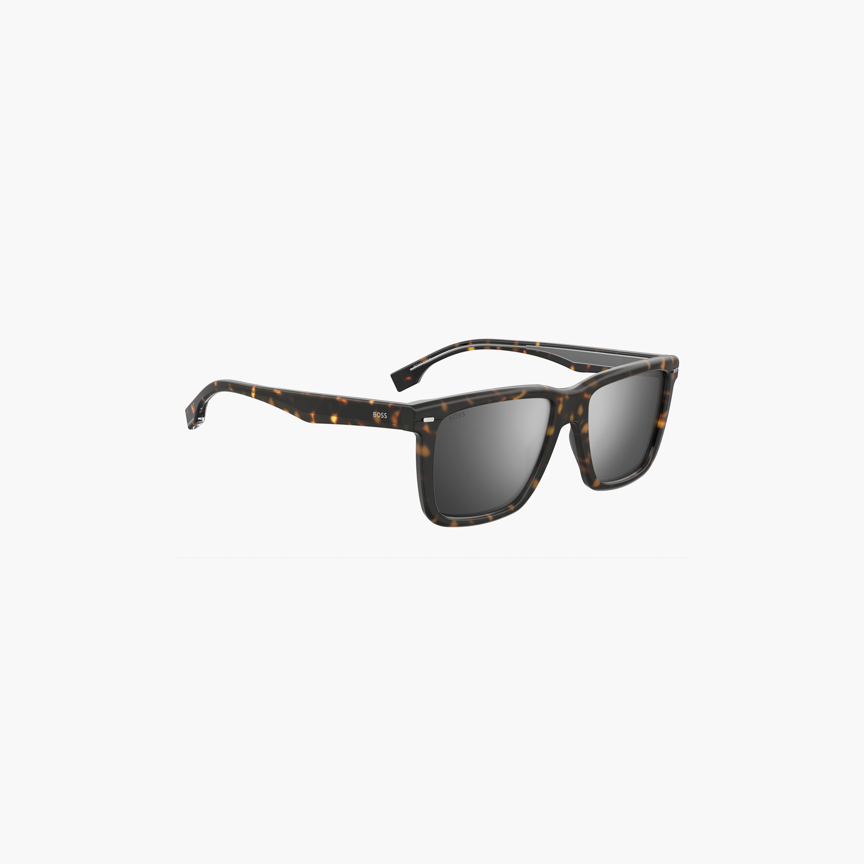 Hugo Boss Men's UV Protected Silver Mirror Lens 55 mm Square Sunglasses | 204340-men-sunglasses-image-2
