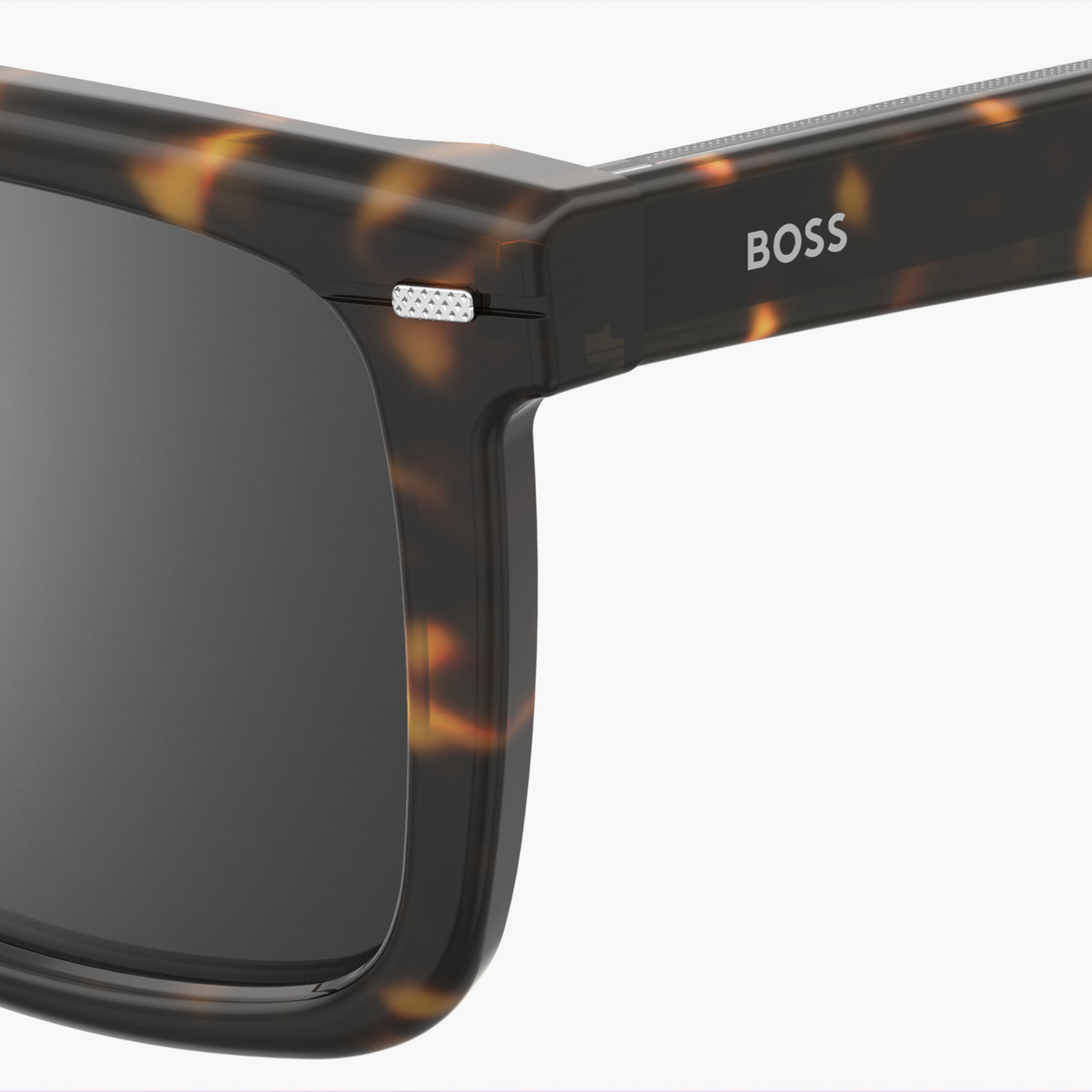 Hugo Boss Men's UV Protected Silver Mirror Lens 55 mm Square Sunglasses | 204340-men-sunglasses-image-4