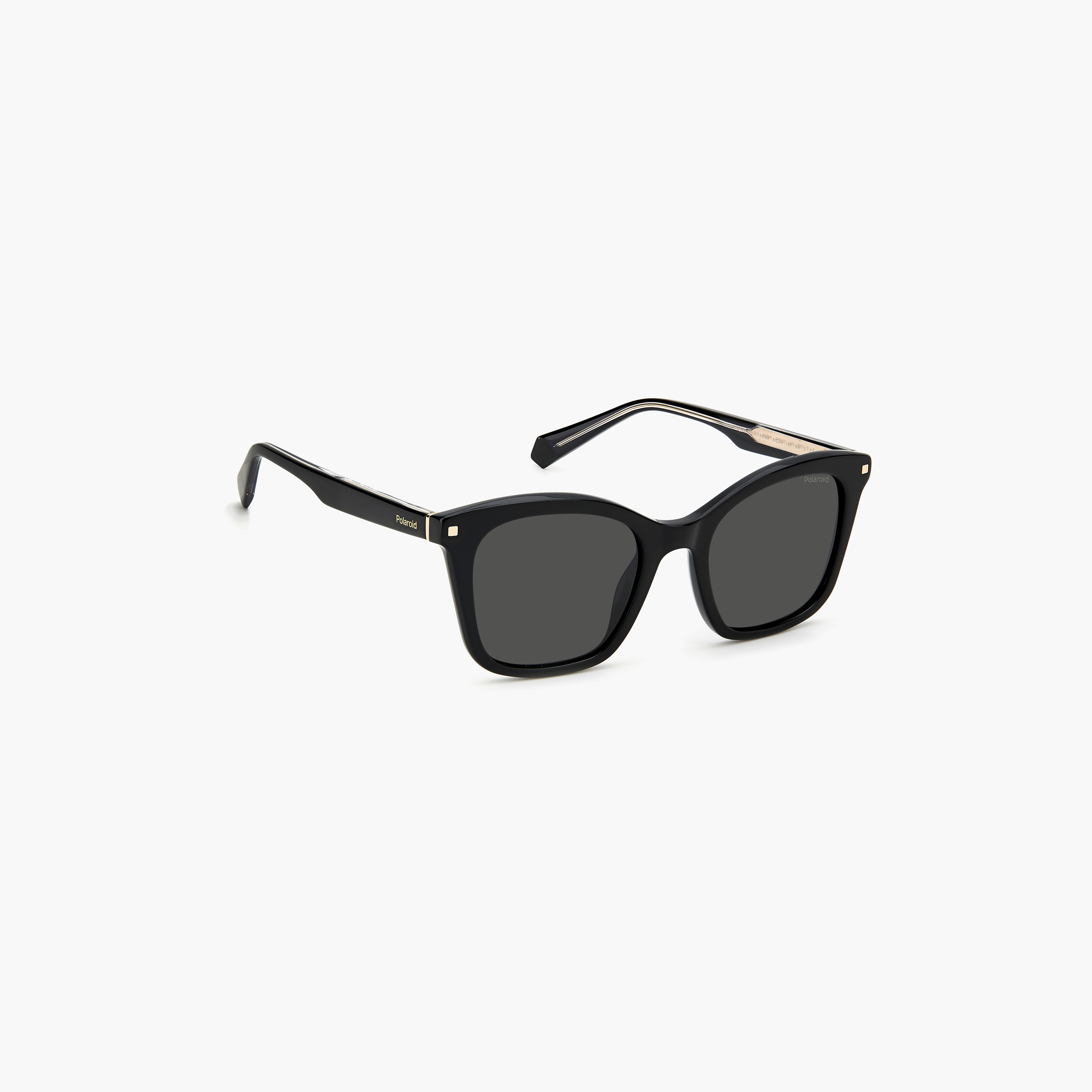 Polaroid Women's Polarized and UV Protected Grey Lens 51 mm Rectangular Sunglasses | 204317-women-sunglasses-image-2