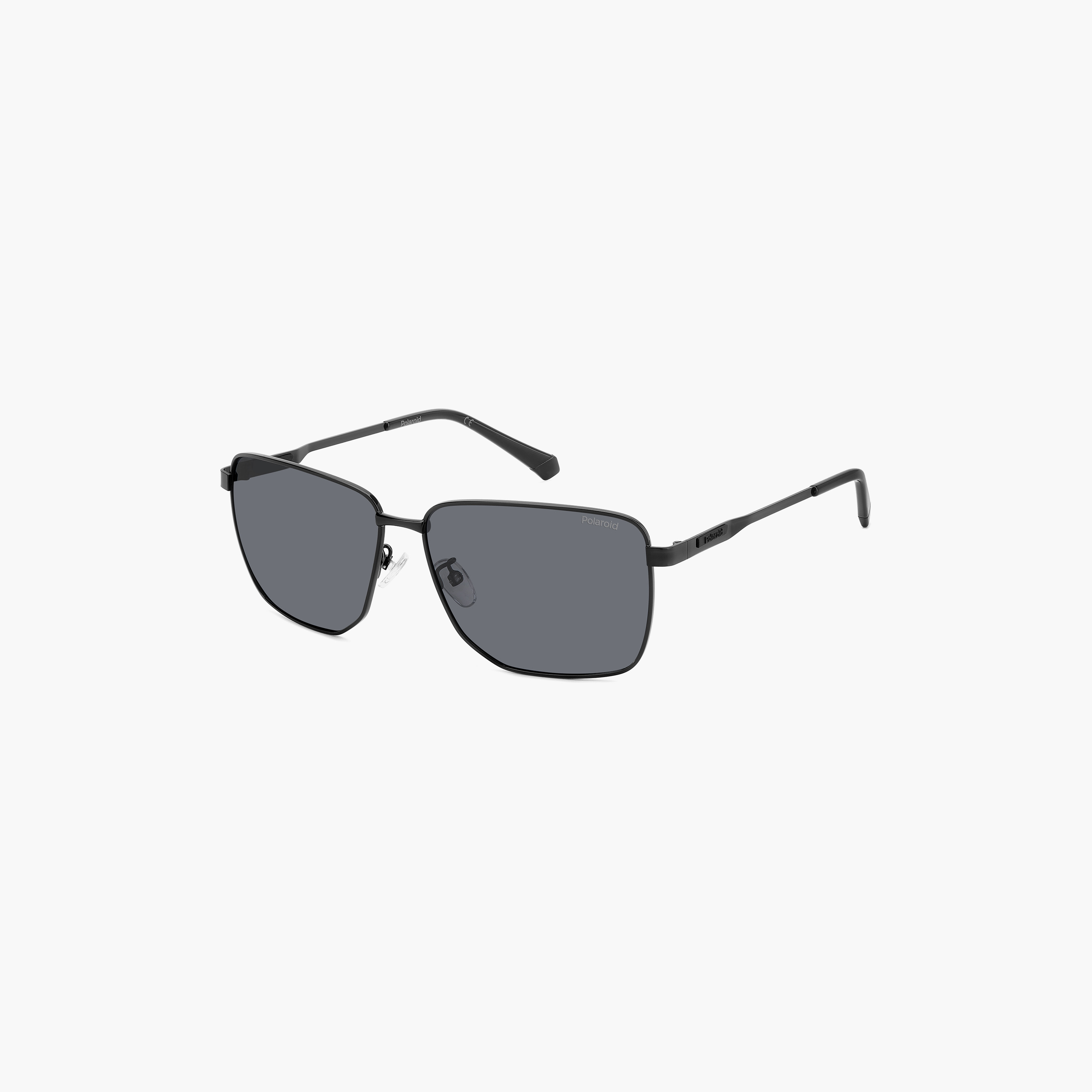 Polaroid Men's Polarized and UV Protected Grey Lens 62 mm Rectangle Sunglasses | PLD2143/G/S/X-men-sunglasses-image-1