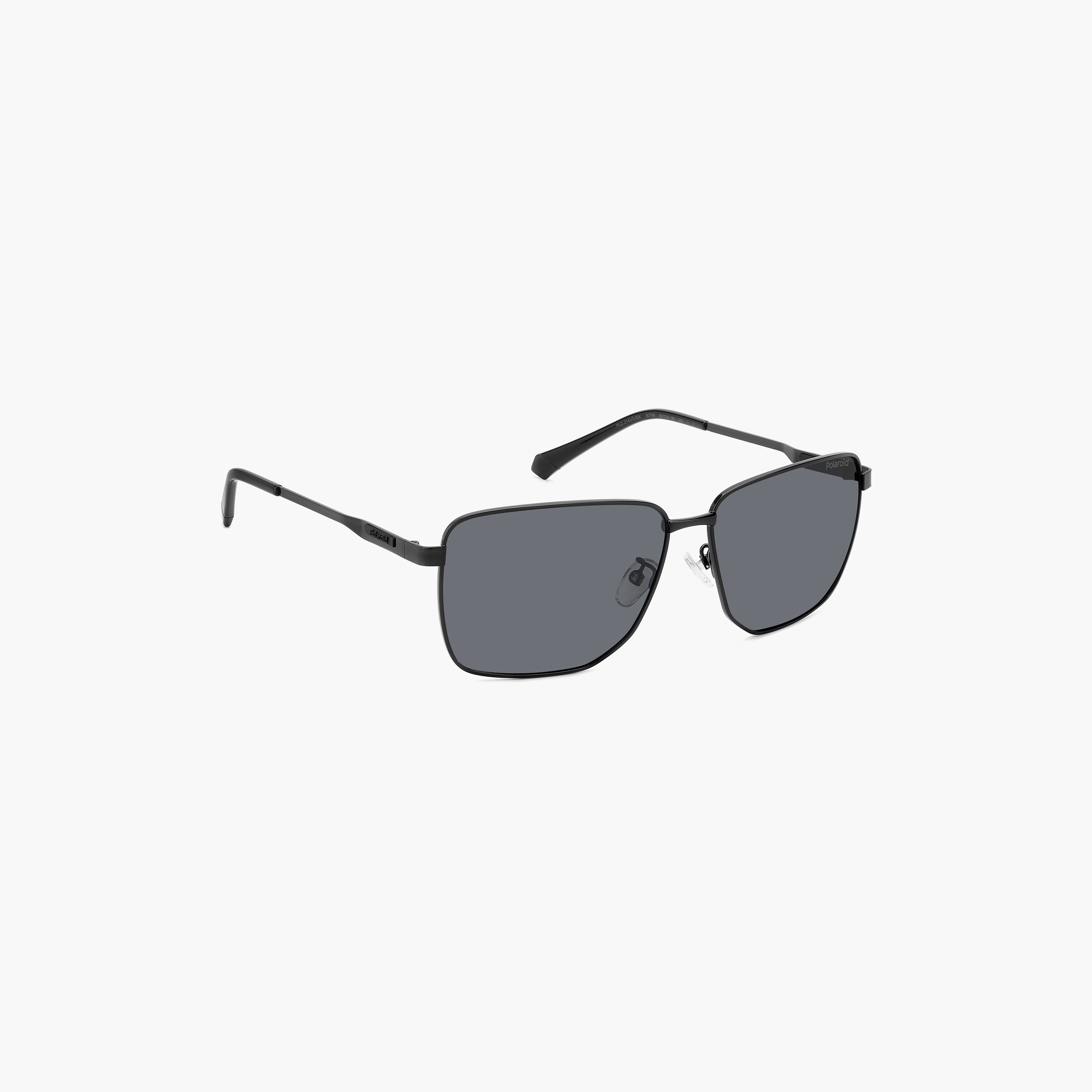 Polaroid Men's Polarized and UV Protected Grey Lens 62 mm Rectangle Sunglasses | PLD2143/G/S/X-men-sunglasses-image-2