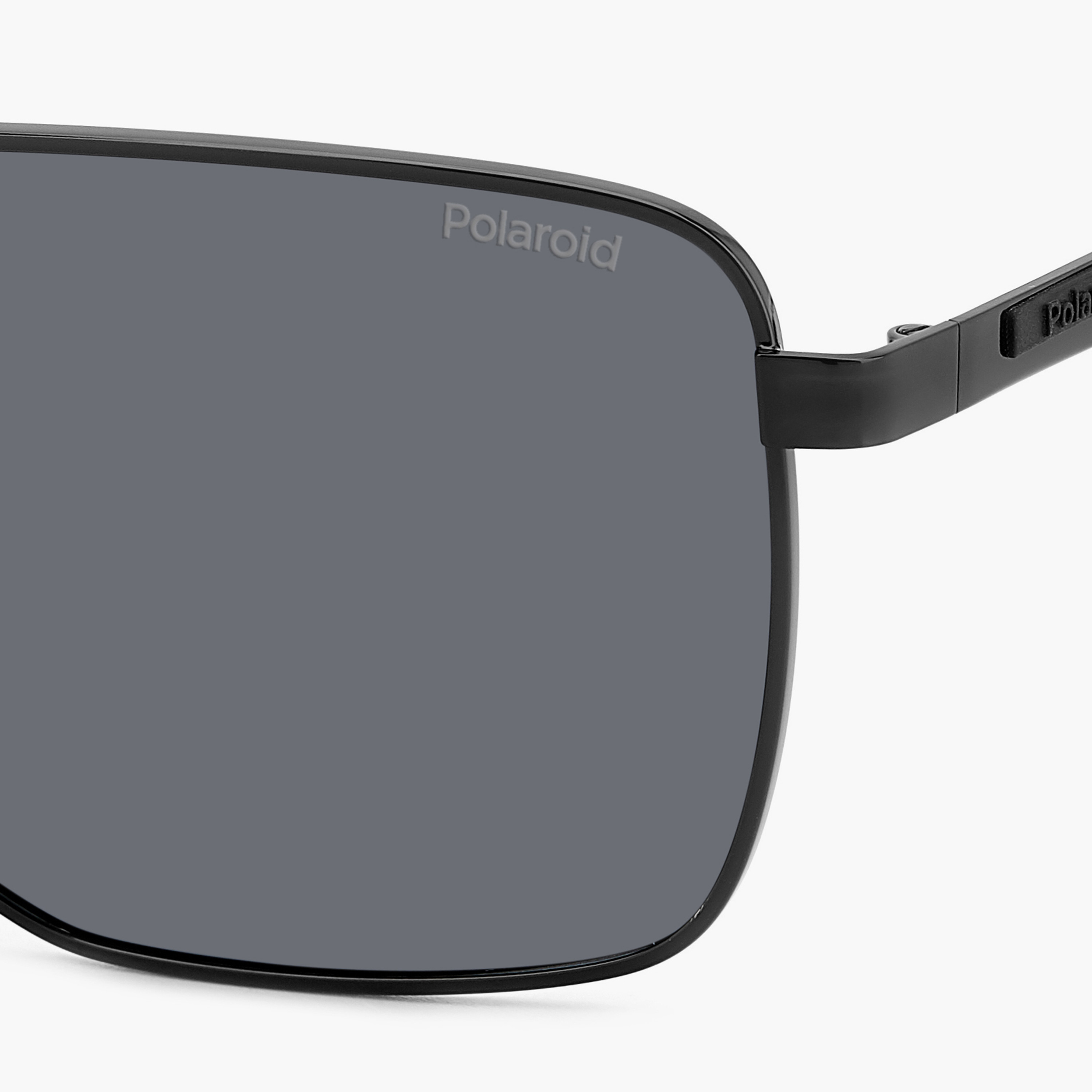 Polaroid Men's Polarized and UV Protected Grey Lens 62 mm Rectangle Sunglasses | PLD2143/G/S/X-men-sunglasses-image-5
