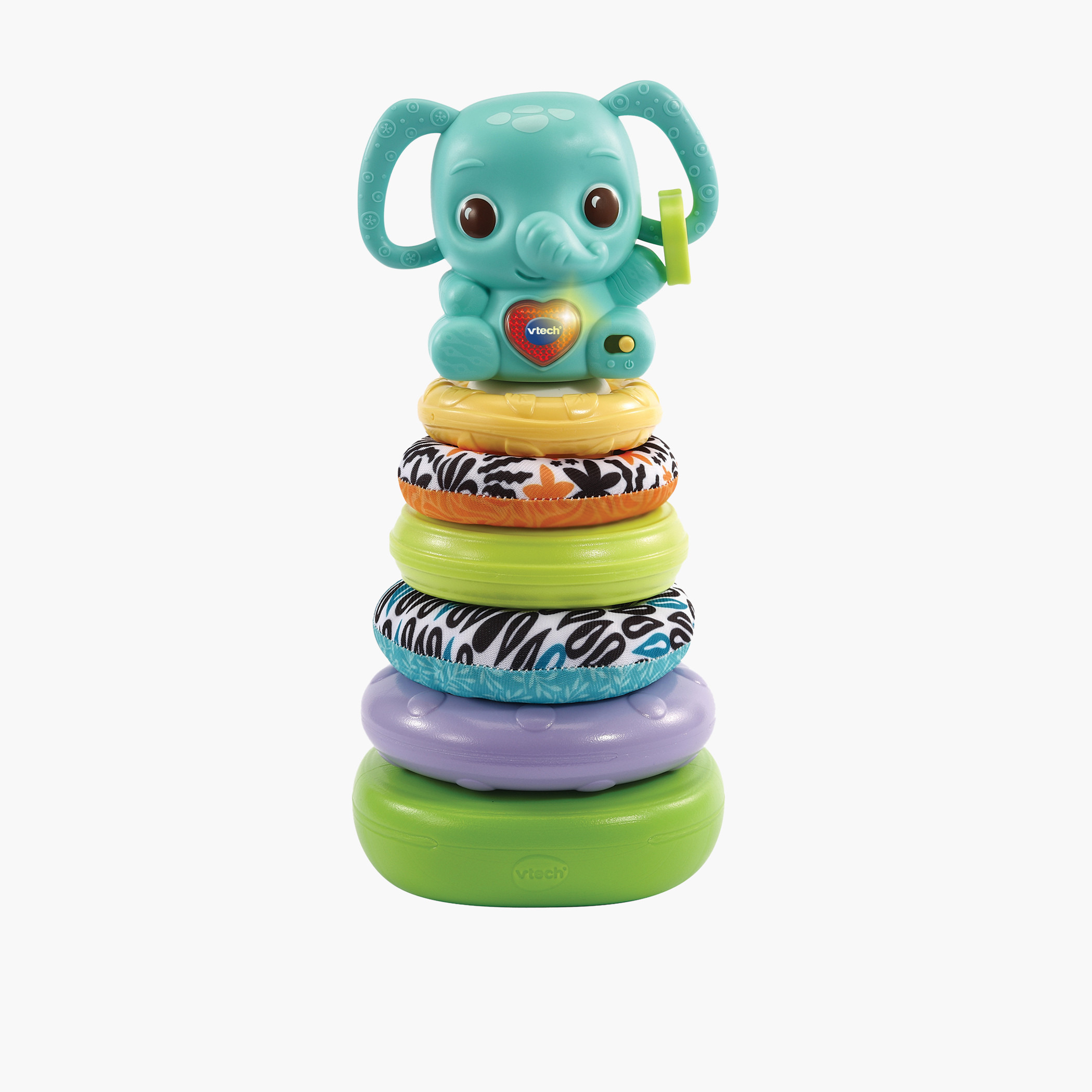 V-Tech Stack Rattle and Link Elephant-toys-babyandtoddlertoys-rattlesandteethers-image-2