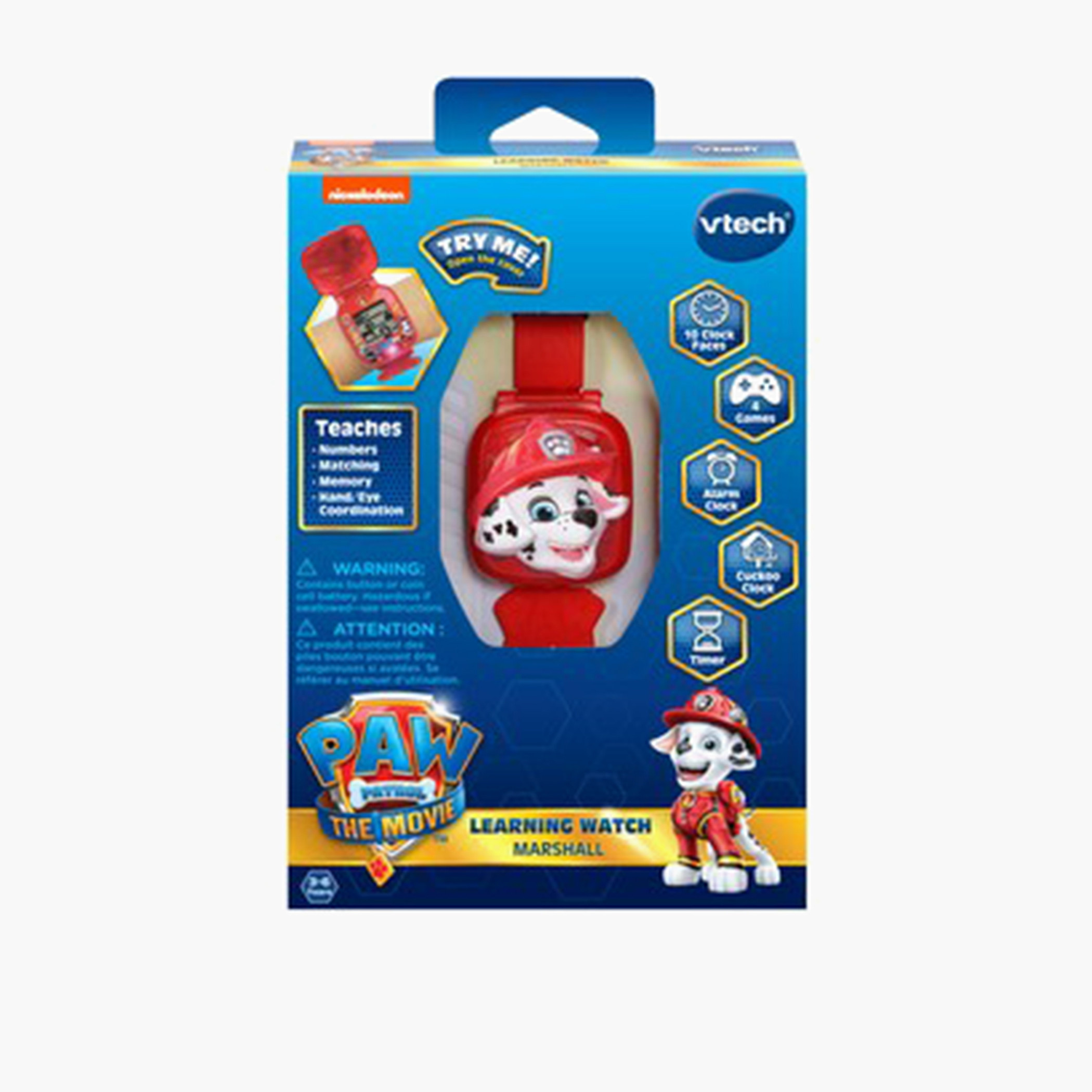 V-Tech Paw Patrol Marshall Learning Watch-girls-accessories-watches-image-2