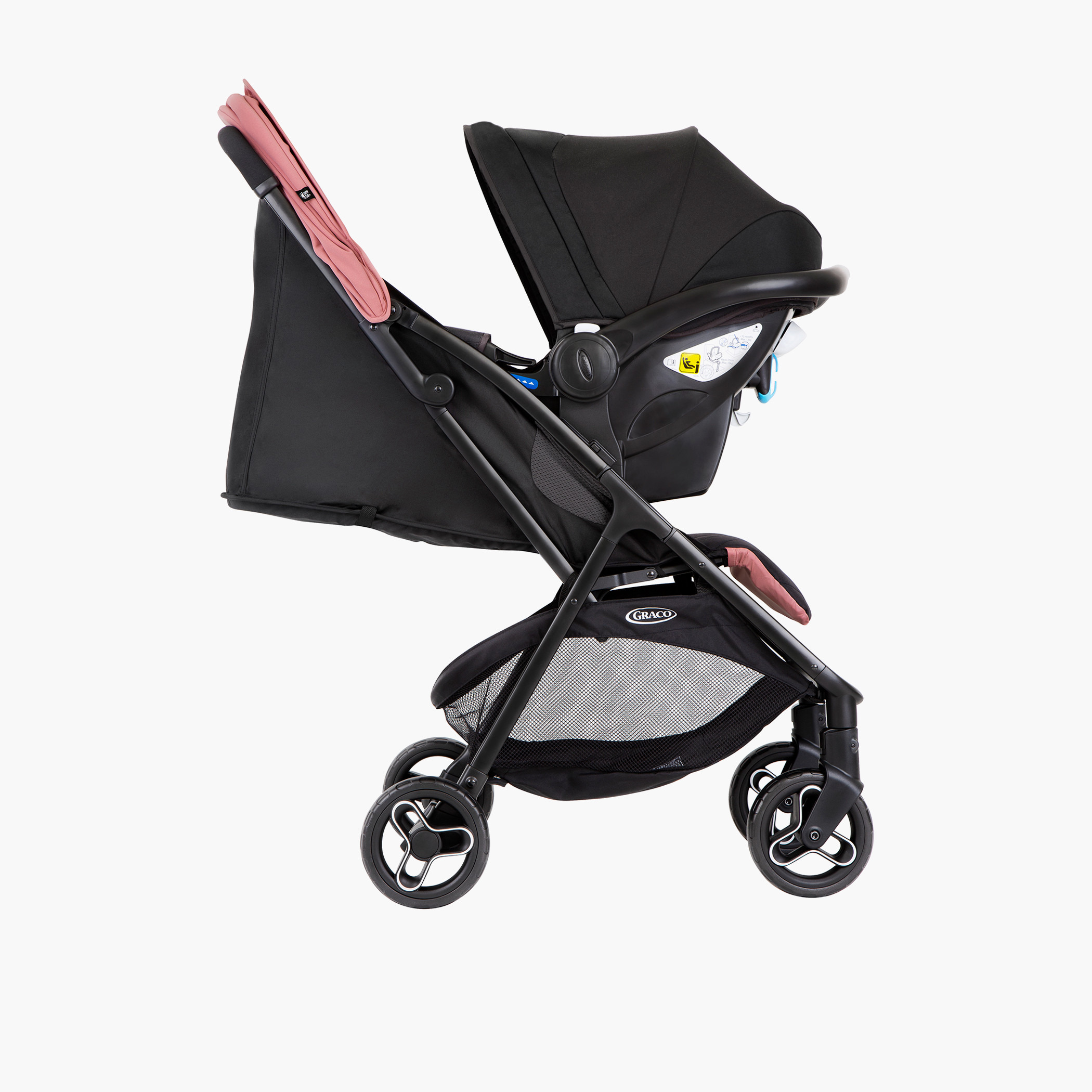 Graco Myavo Cabin Approved Stroller with Push Button Folding System, Aluminium Frame and Wheel Lock-baby-gear-strollersandprams-strollers-image-5