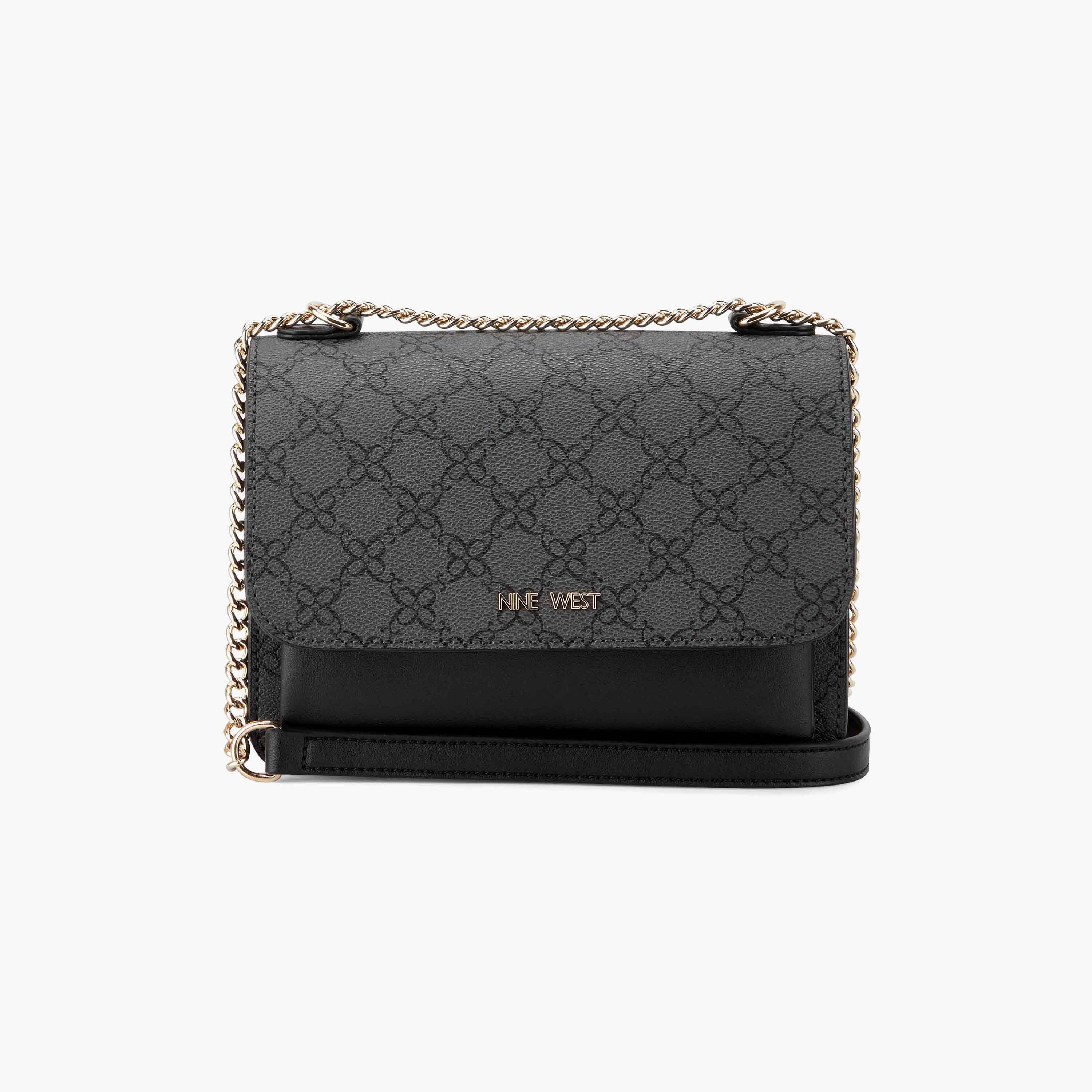 Nine west discount black crossbody purse