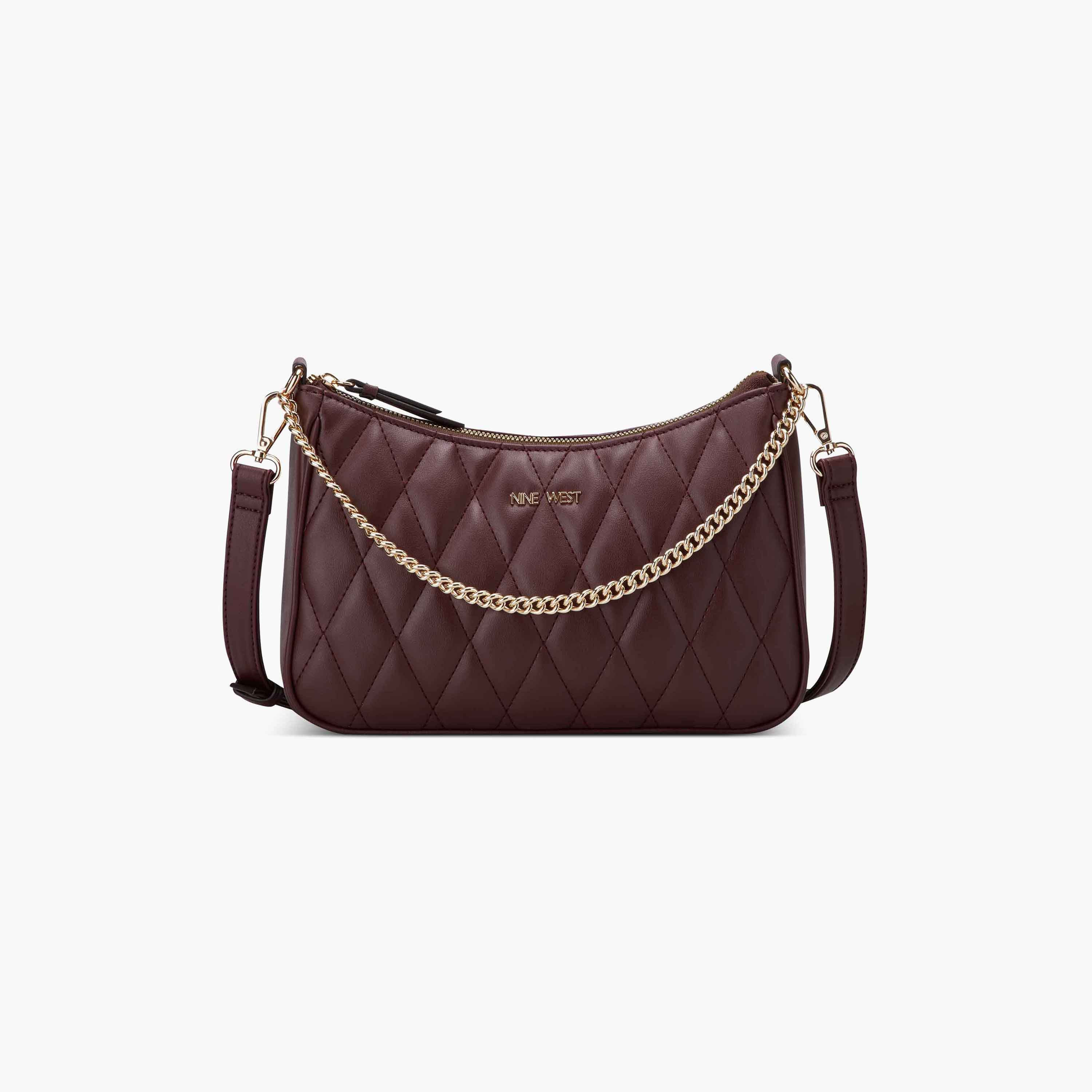 NINE WEST Farrahh Medium Swing Crossbody Blushing Multi One Size: Handbags:  Amazon.com