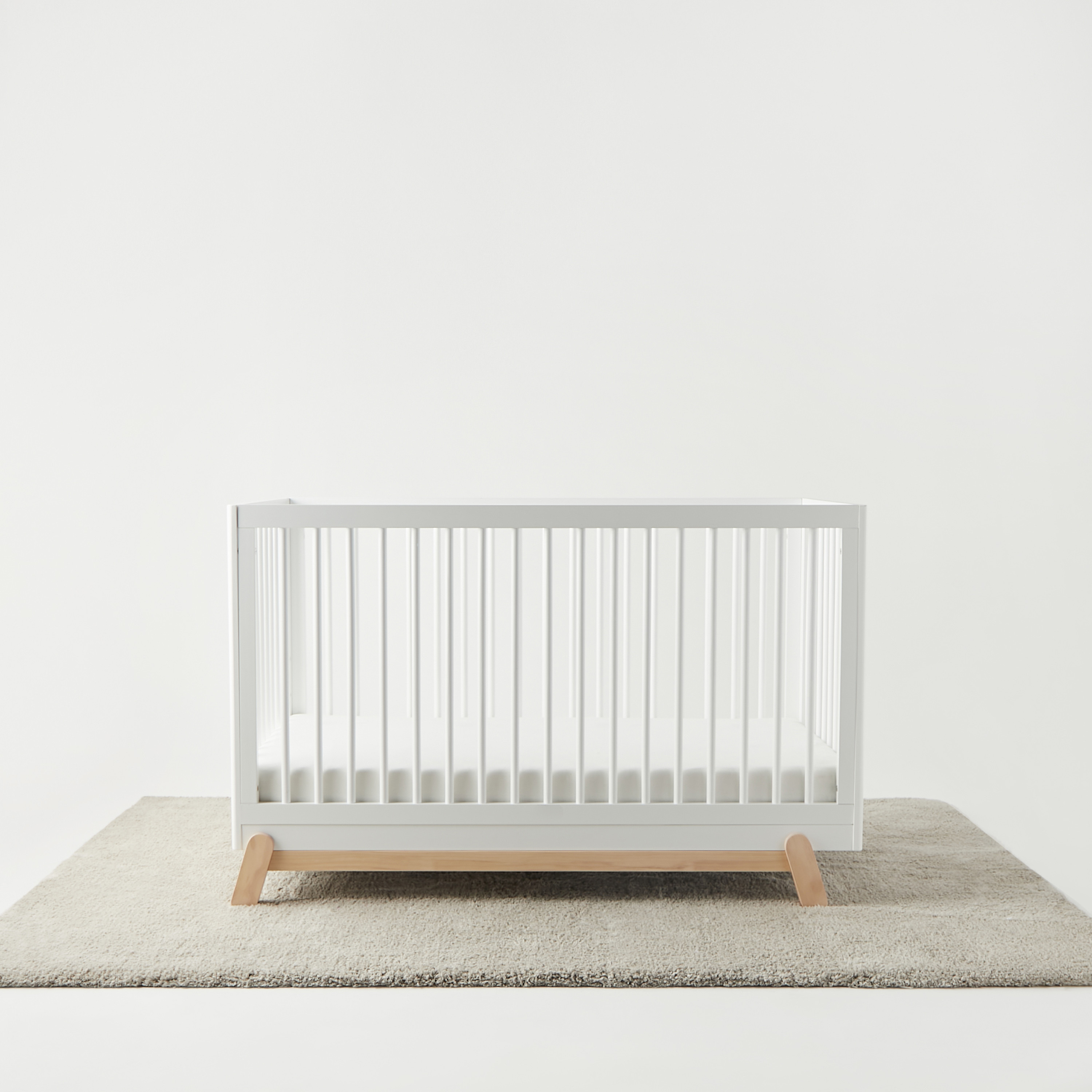 Juniors Frederick Crib with Convertible Design and Adjustable Height (Up to 5 years)-baby-nursery-furniture-cribsandbeds-babycribs-image-2