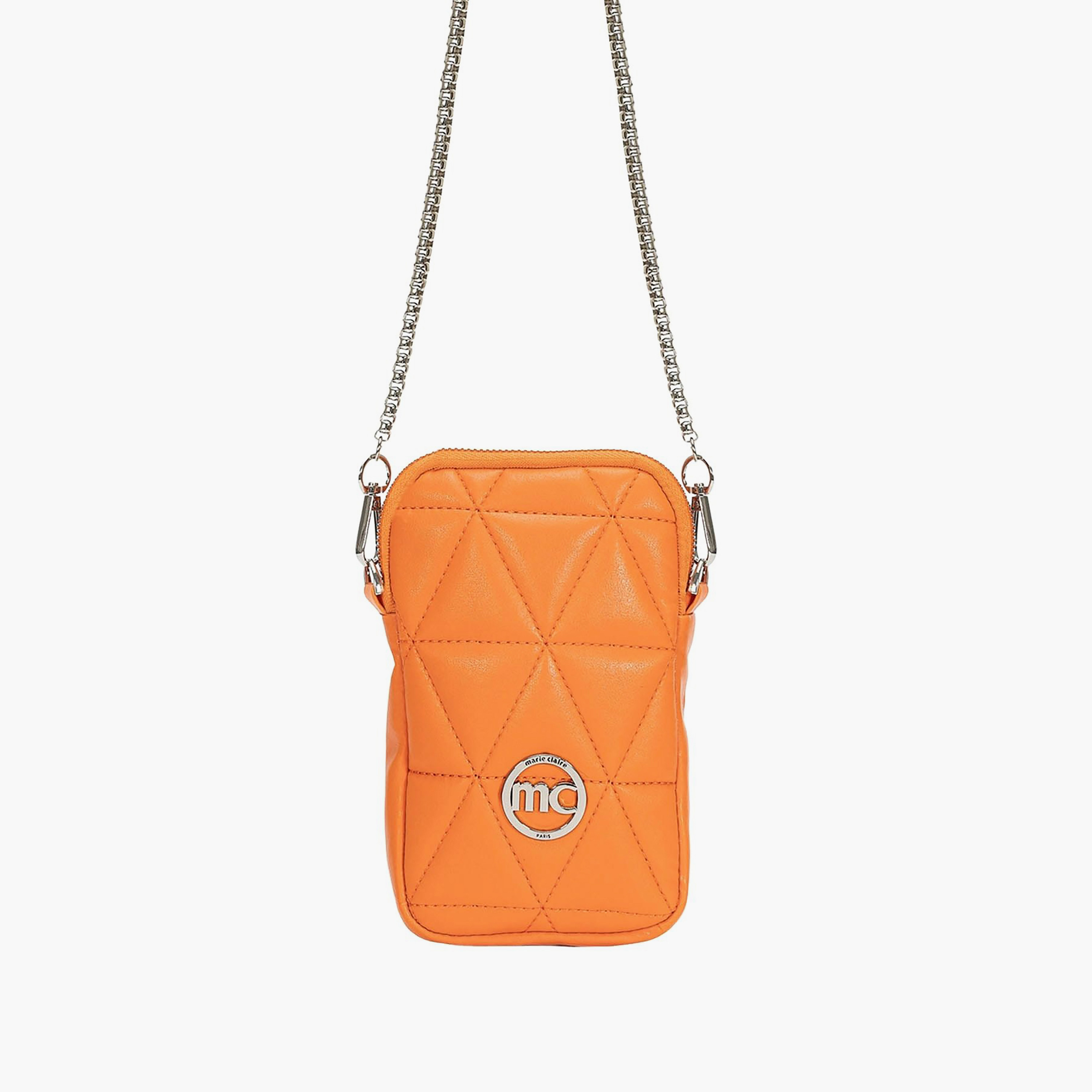 حقيبة هاتف مبطنة من ماري كلير مارلا مع حزام سلسلة قابل للفصل-women-bagsandwallets-handbags-image-1