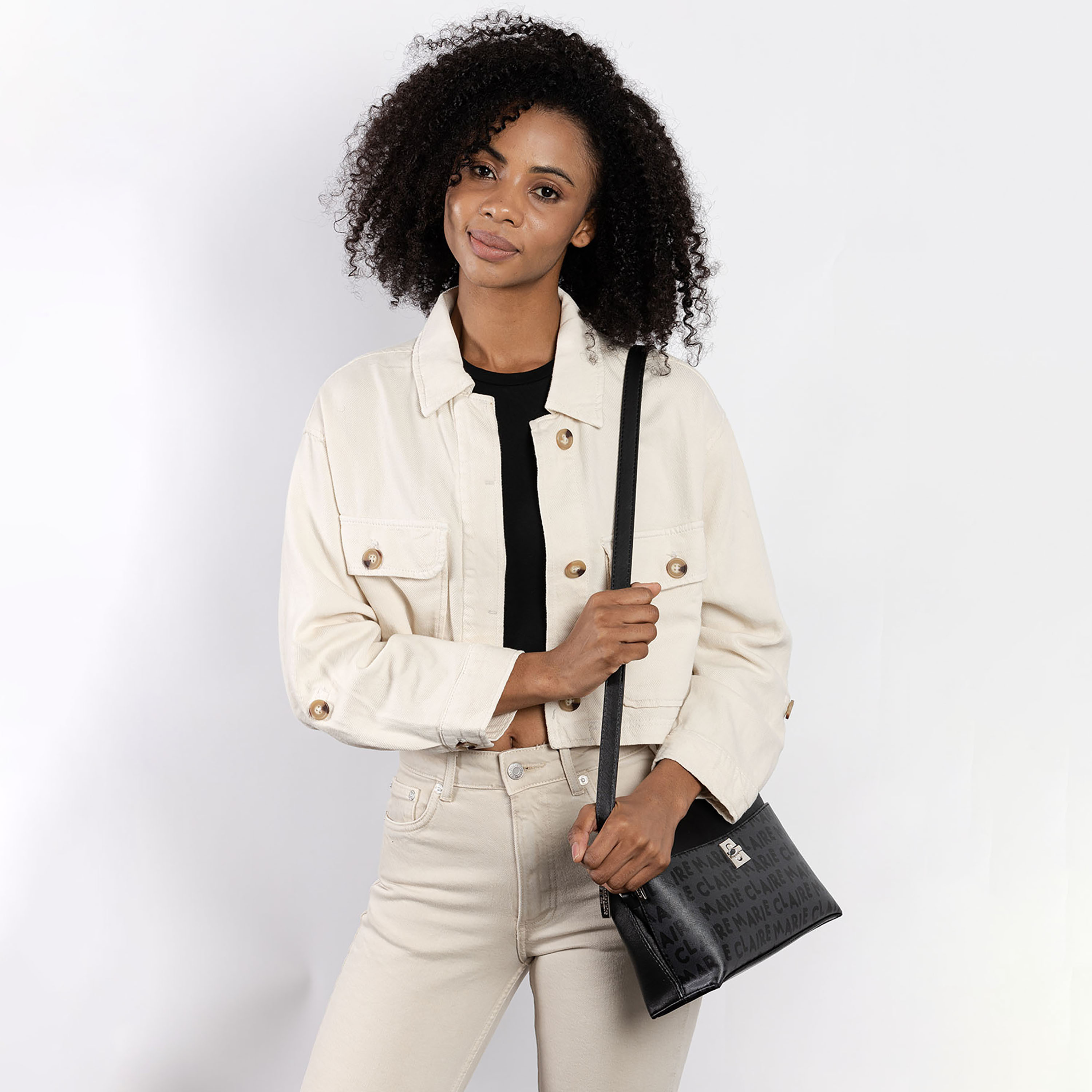 حقيبة كتف من ماري كلير أزاليا بمزين مونوغرام وحزام قابل للفصل والتعديل-women-bagsandwallets-handbags-image-4