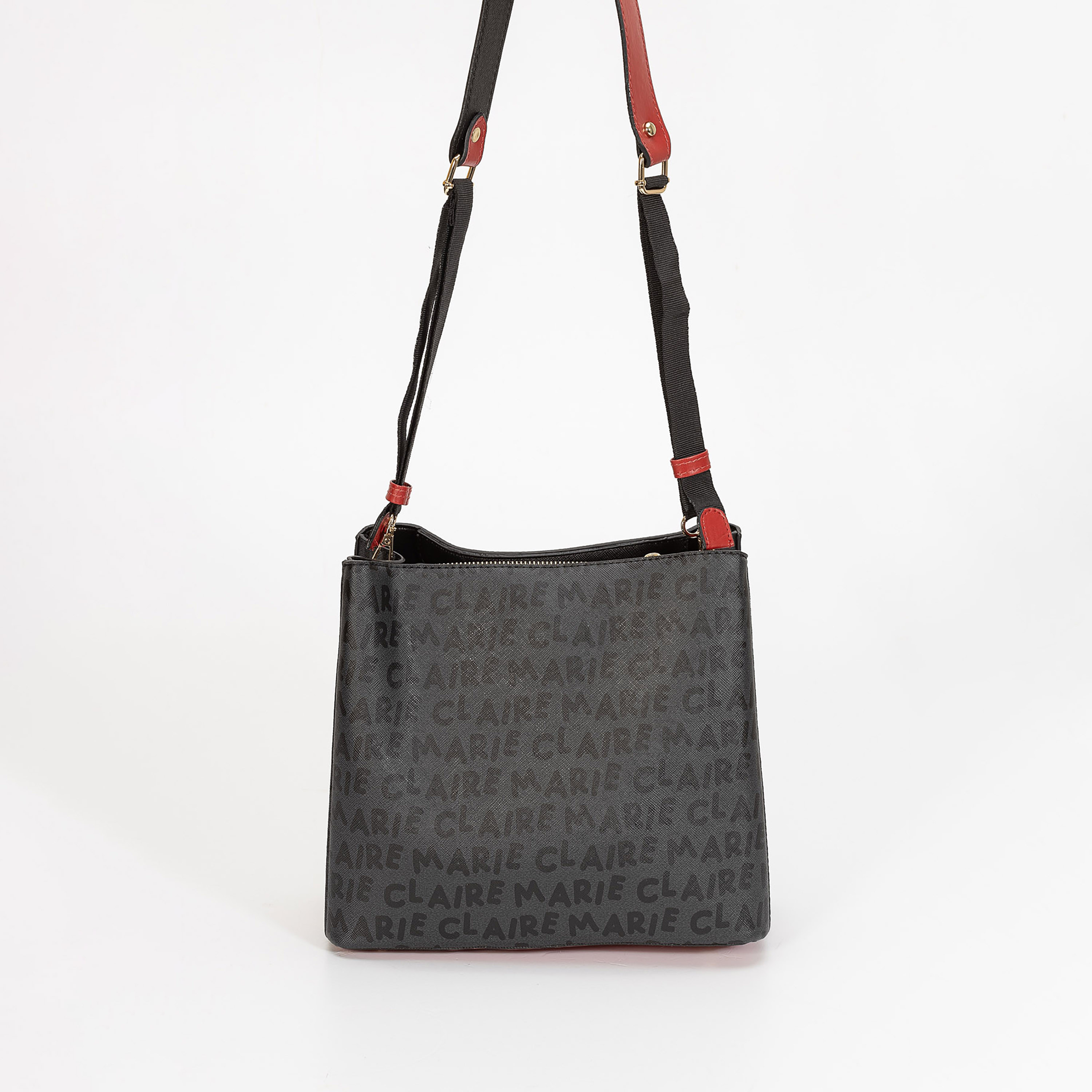 حقيبة كتف من ماري كلير لي بمزين مونوغرام وحزام قابل والتعديل-women-bagsandwallets-handbags-image-3