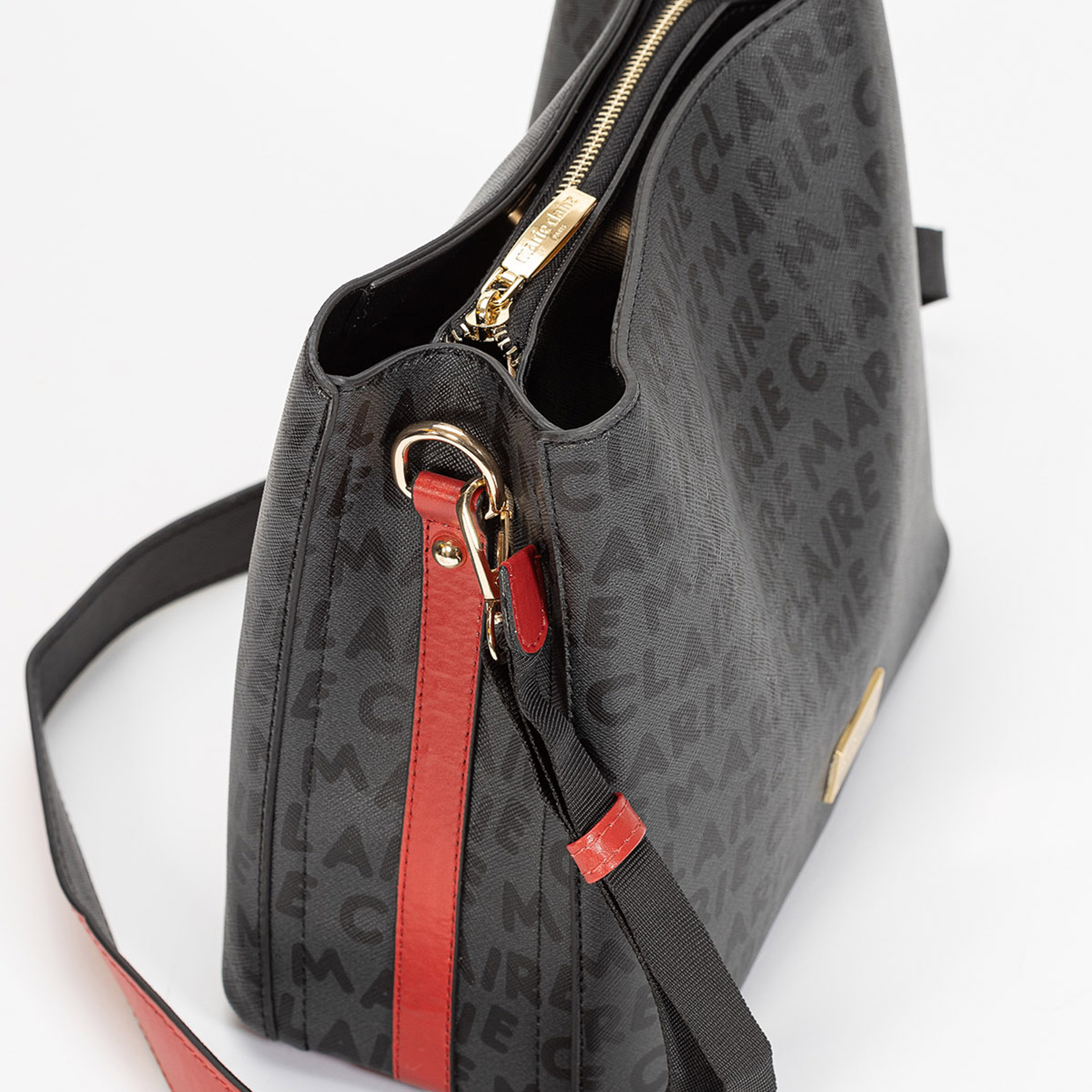 حقيبة كتف من ماري كلير لي بمزين مونوغرام وحزام قابل والتعديل-women-bagsandwallets-handbags-image-5