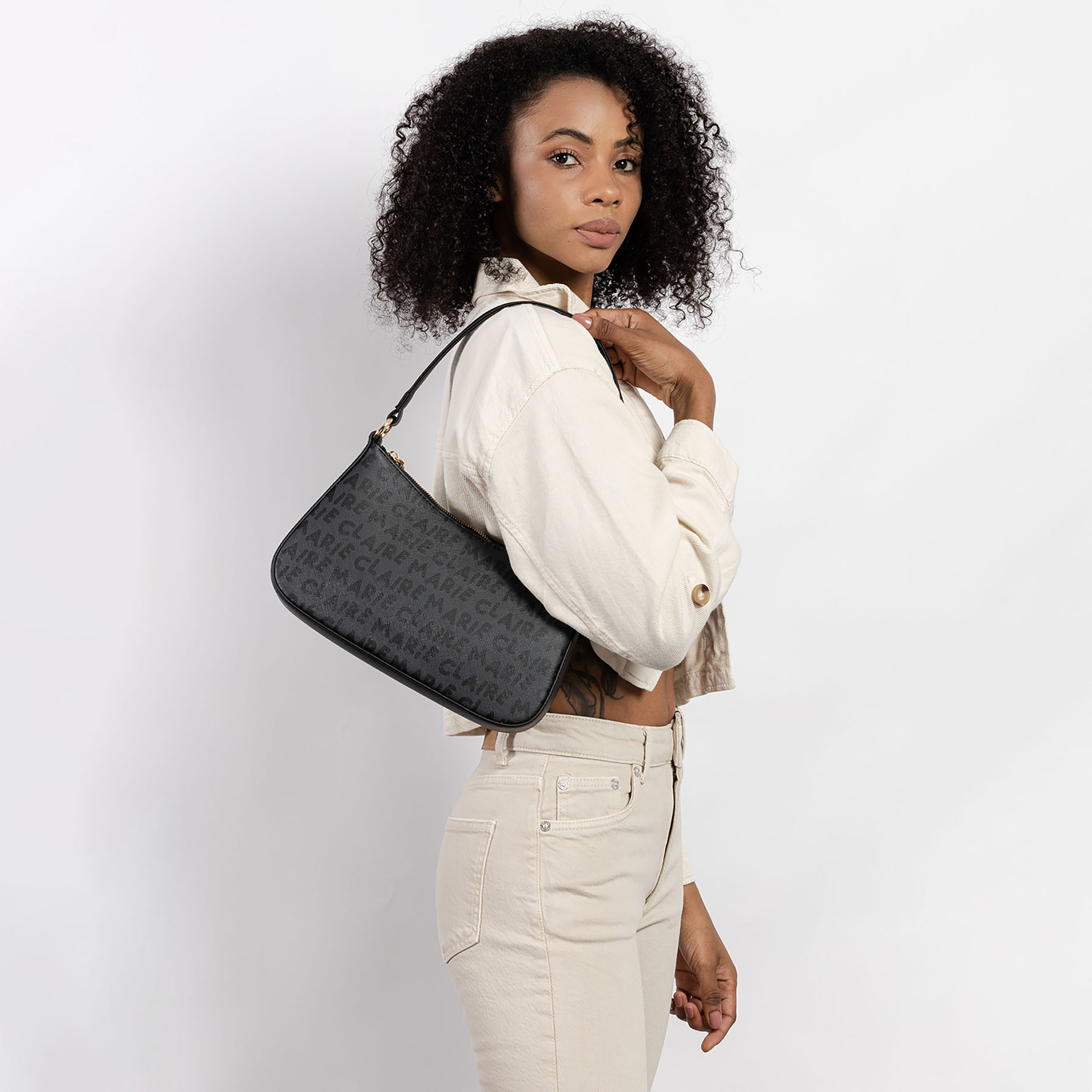 حقيبة كتف من ماري كلير ذو كوزا مونوغرام مع مزين-women-bagsandwallets-handbags-image-4