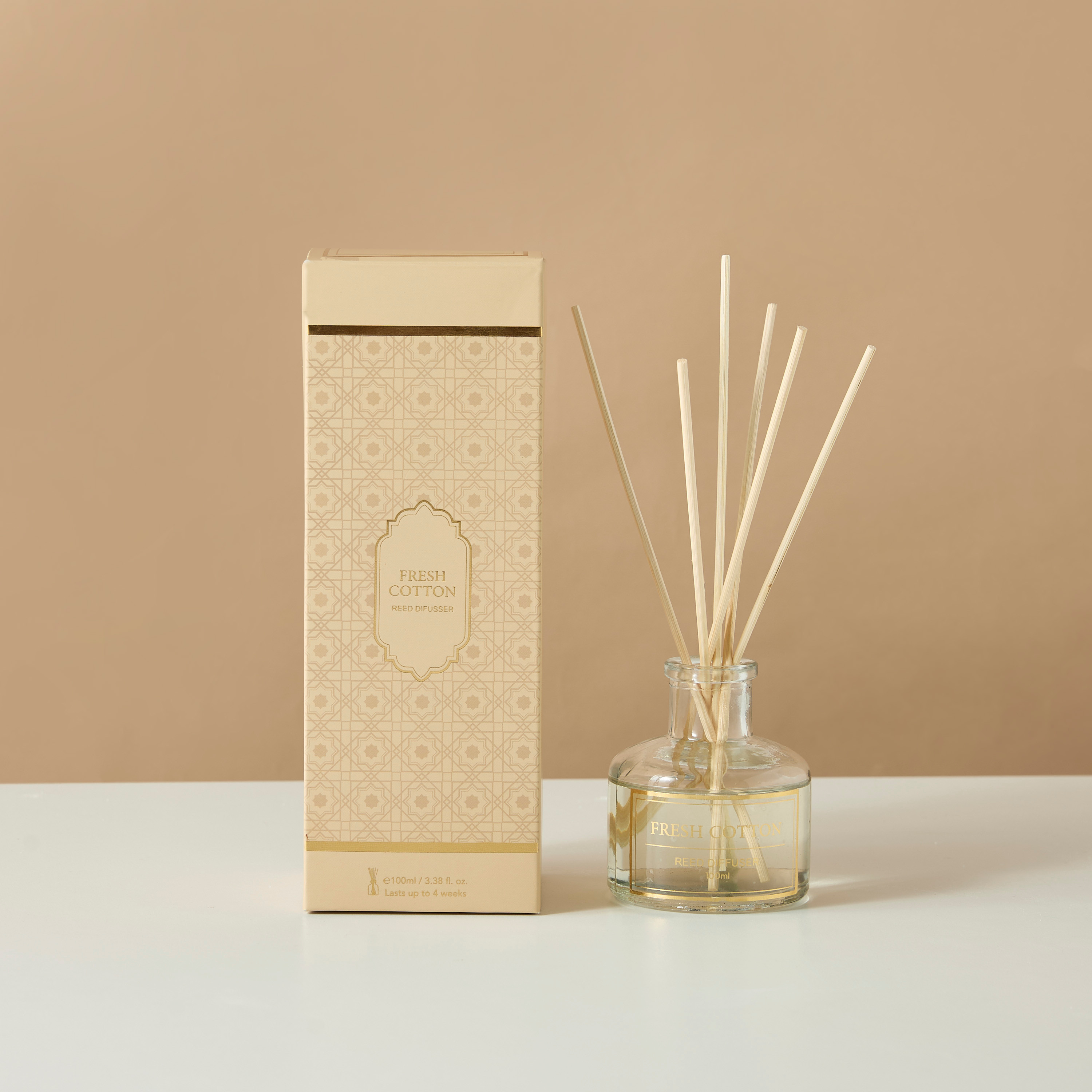 Grandeur Fresh Cotton Reed Diffuser - 100 ml-household-homefragrance-reeddiffusers-image-3