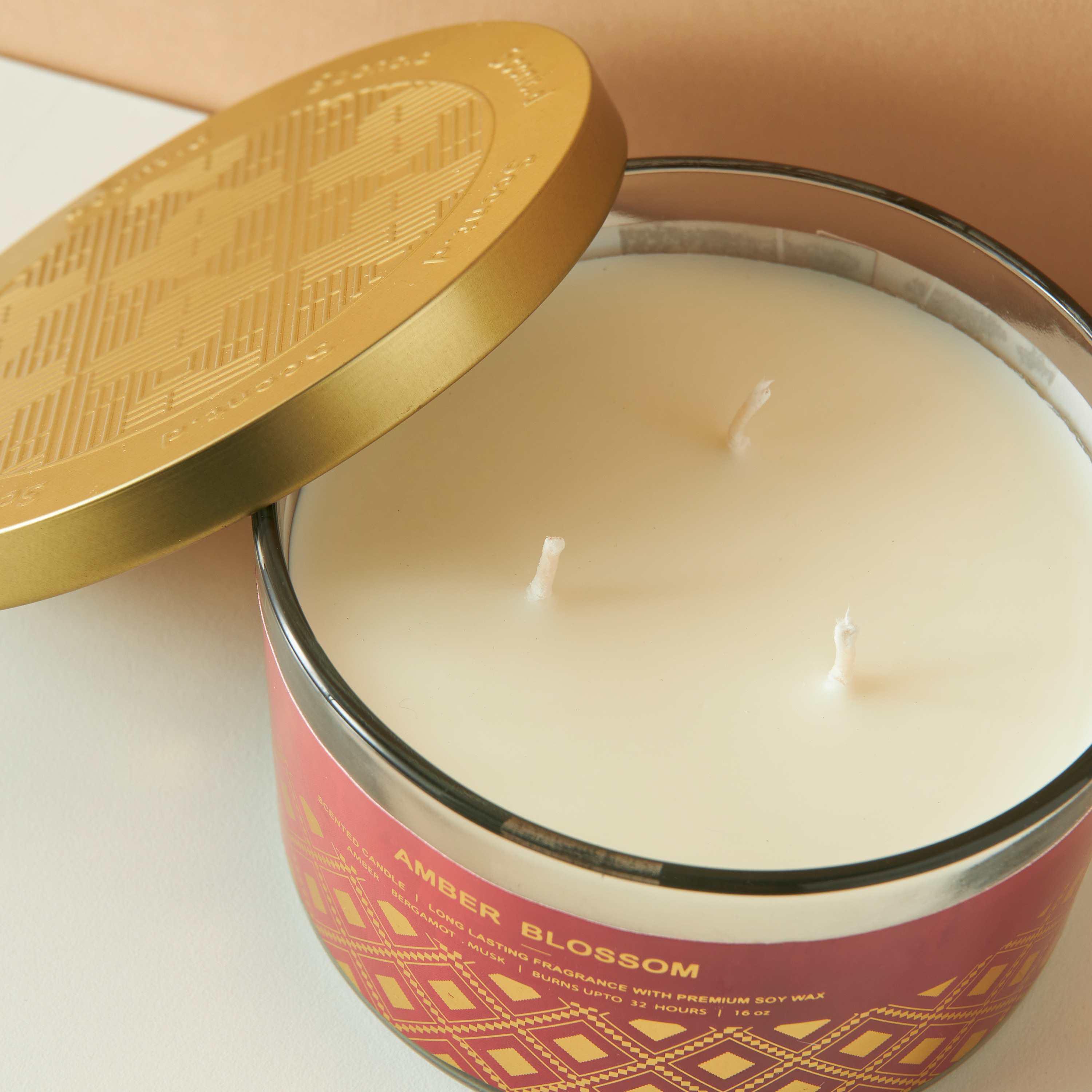 Scent.d Amber Blossom 3-Wick Jar Candle - 16 oz-household-homefragrance-candles-image-3
