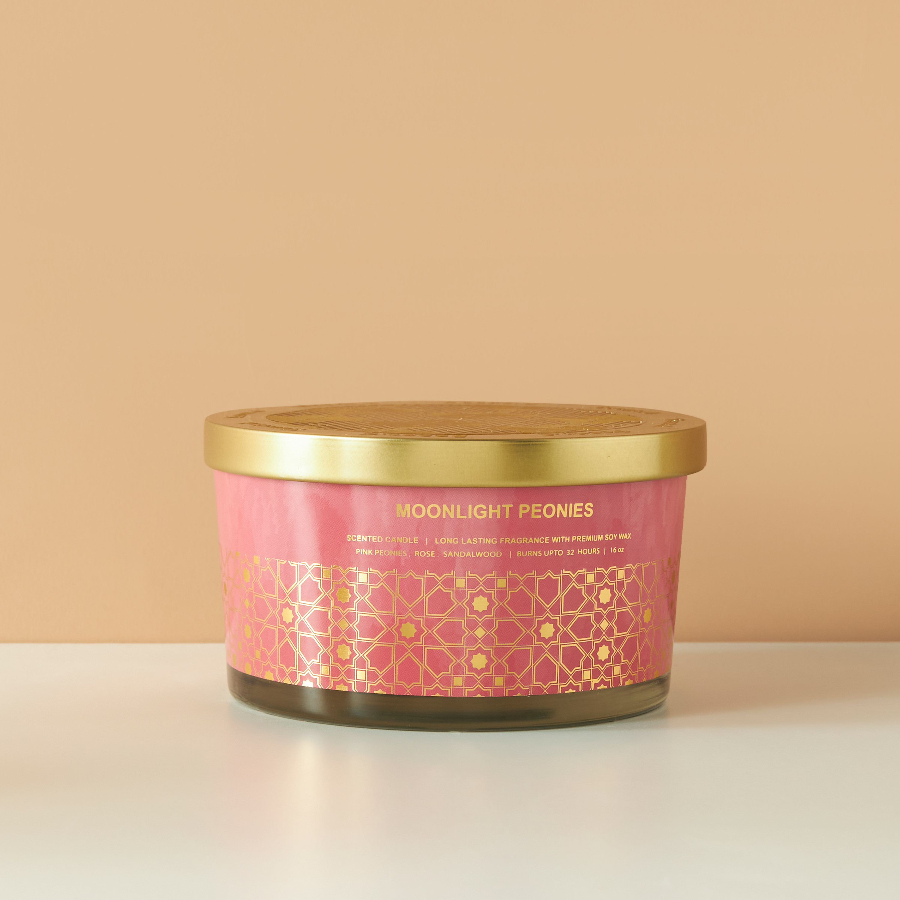 Scent.d Moonlight Peonies 3-Wick Jar Candle - 16 oz-household-homefragrance-candles-image-2