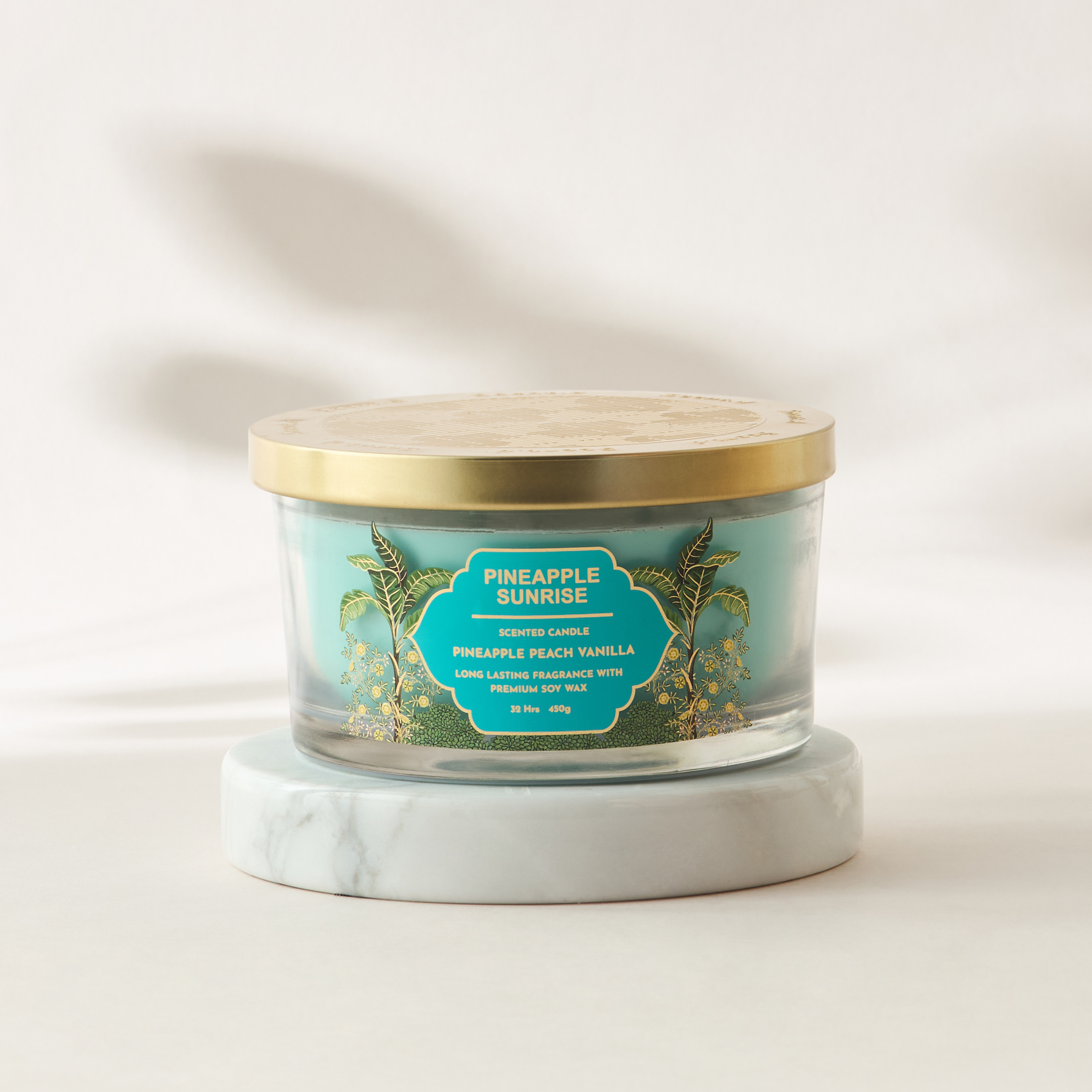 Scent.d Pineapple Sunrise 3-Wick Jar Candle - 16 oz-household-homefragrance-candles-image-2