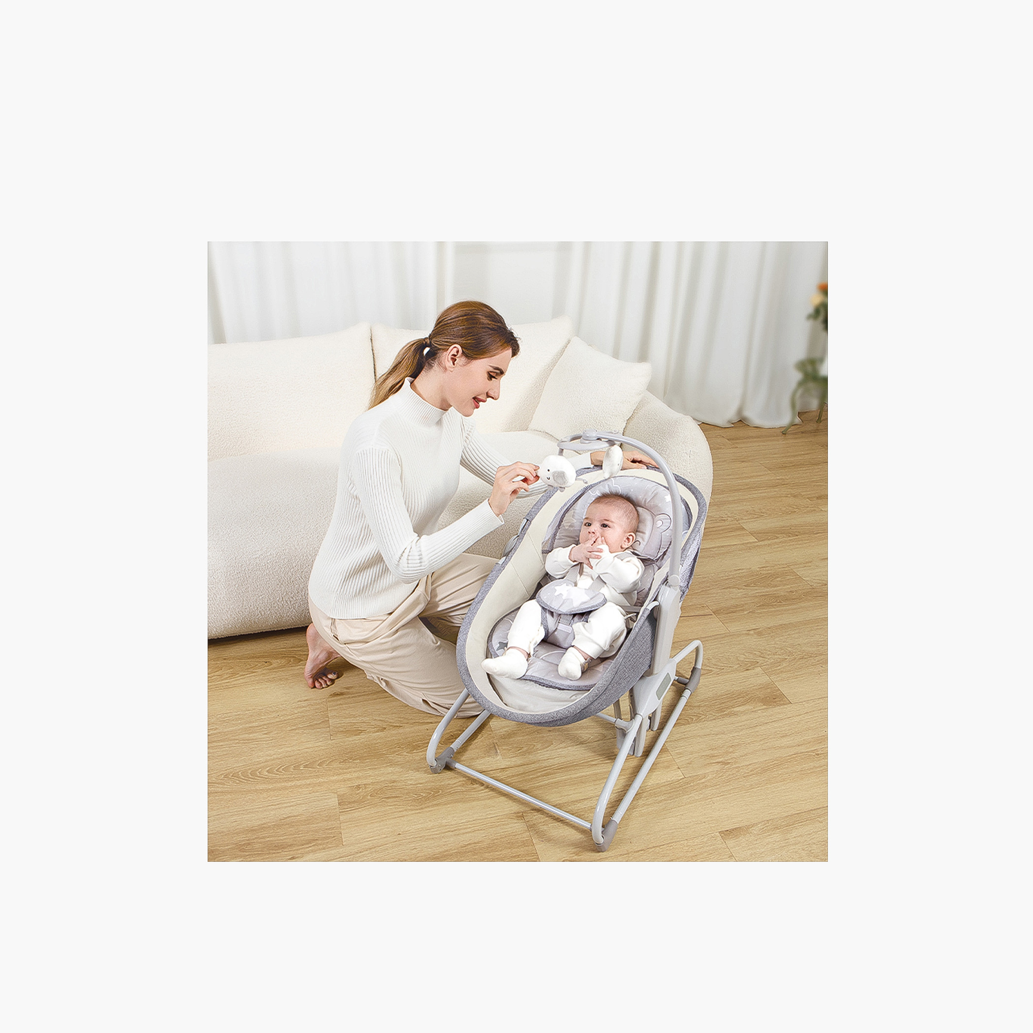 Infant hotsell bassinet rocker