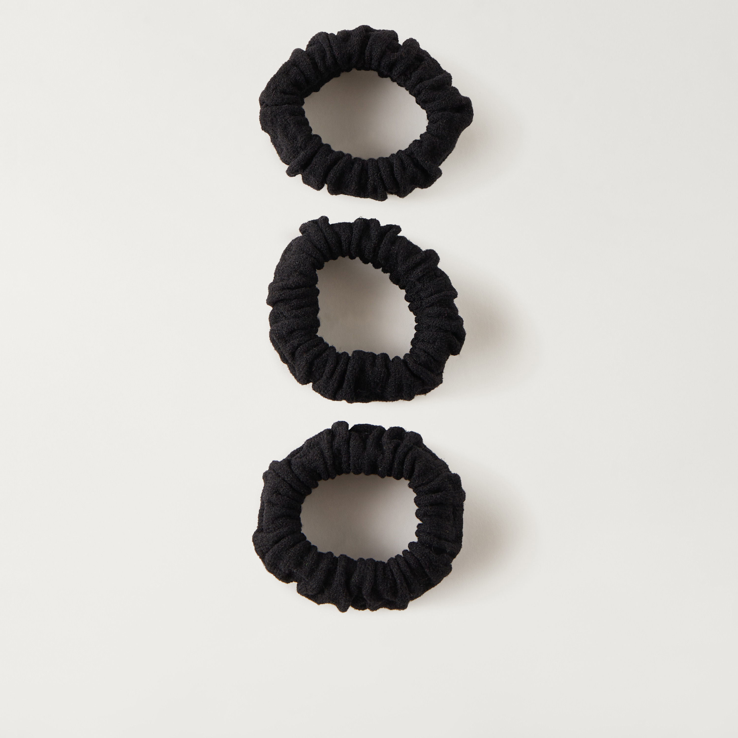 Textured Elasticated Hair Tie - Set of 3-women-hairaccessories-scrunchies-image-2