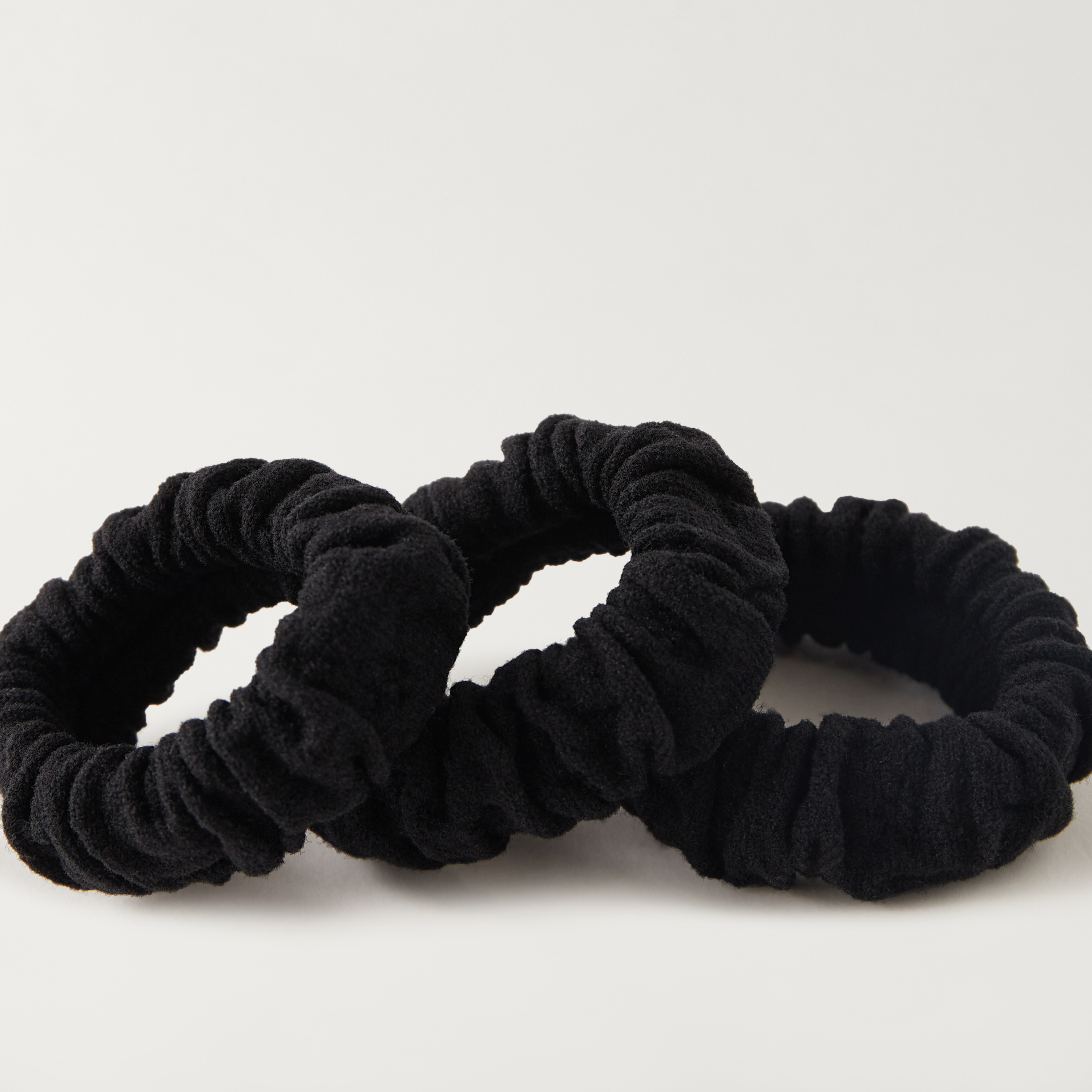 Textured Elasticated Hair Tie - Set of 3-women-hairaccessories-scrunchies-image-3