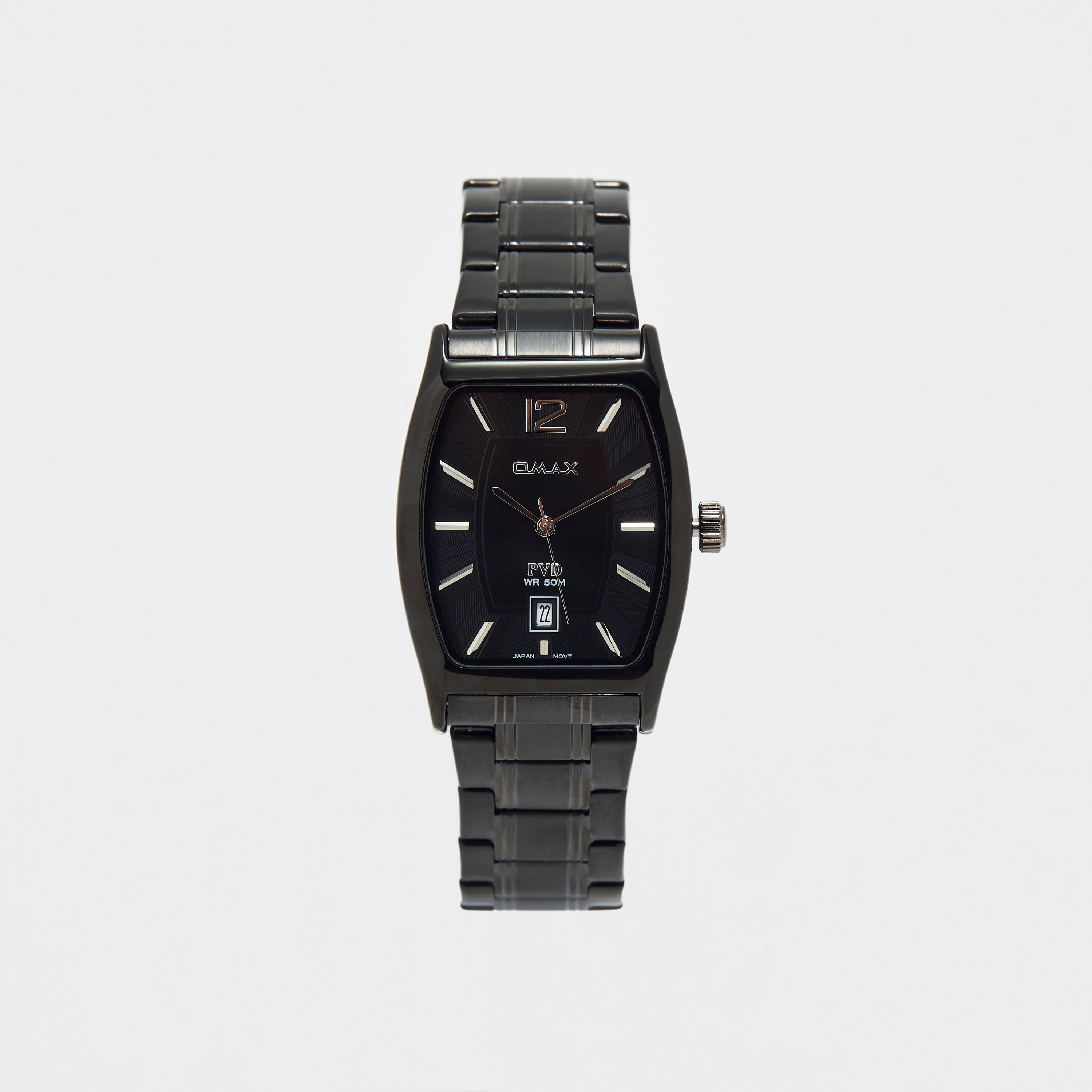 ""ساعة كاسيو"" للرجال بسوار من الستانلس ستيل باللون الفضي MTP-B115D-1EVDF-men-watchesandjewellery-watches-image-1