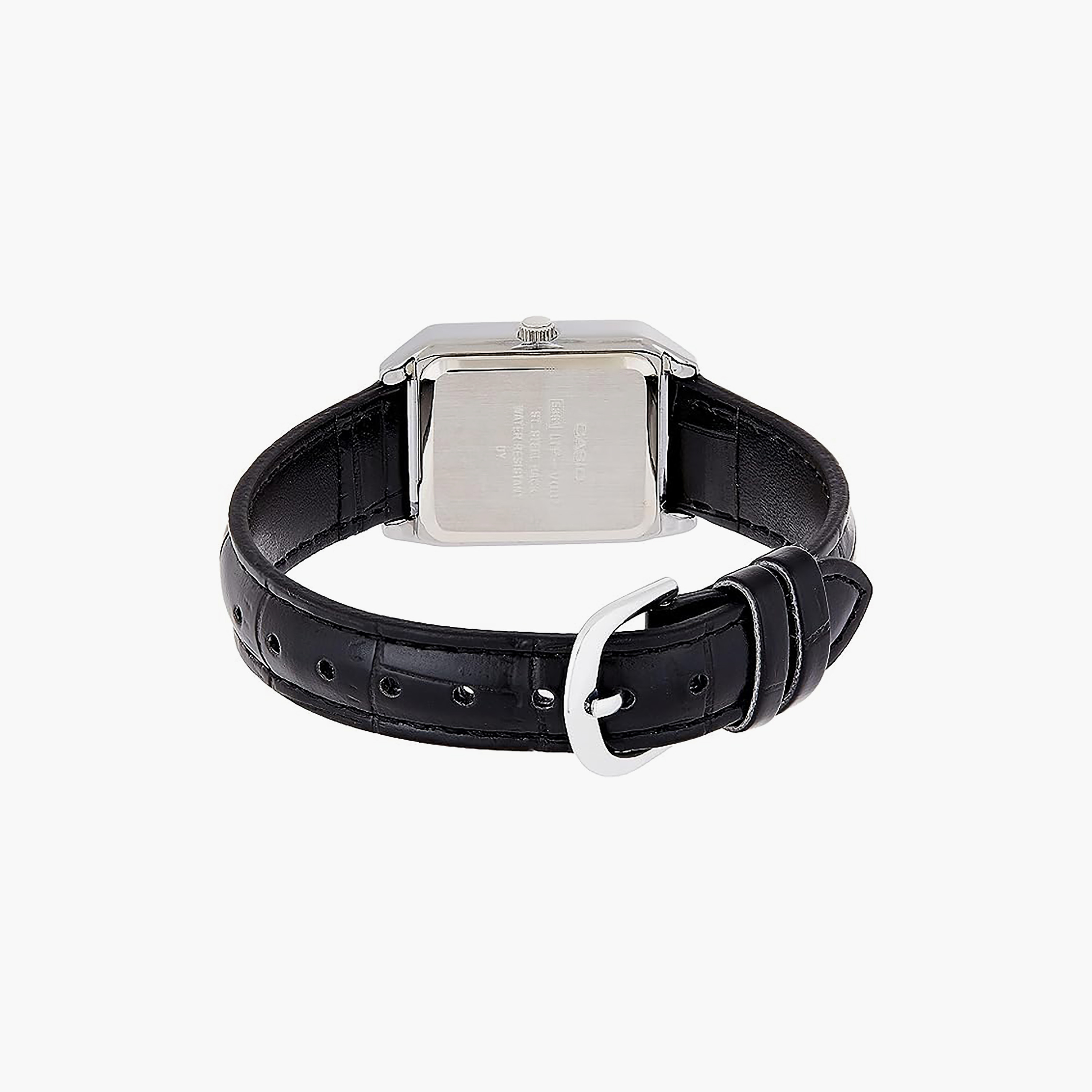ساعة أنالوج بسوار جلدي أسود من كاسيو | LTP-V007L-7B1UDF-women-watchesandjewellery-watches-image-3