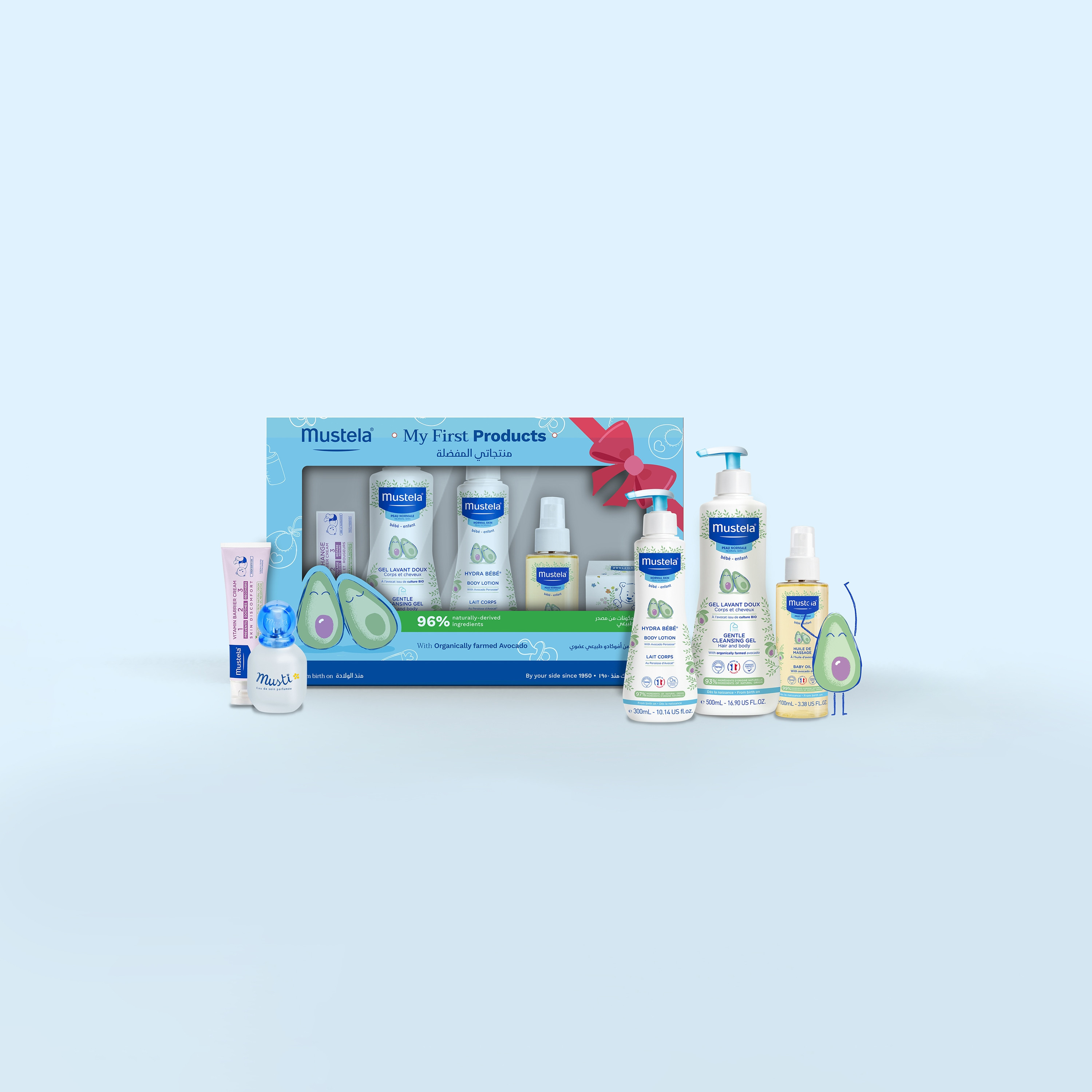 Mustela 5-Piece My First Product Gift Set-baby-bathandcare-hairbodyskincare-image-2